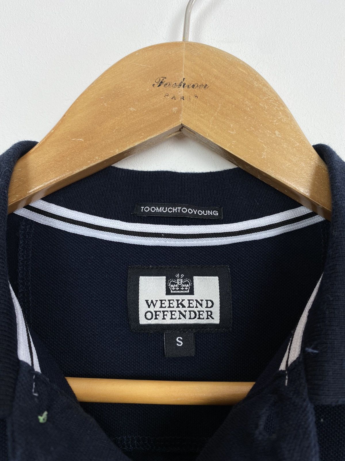 Weekend Offender Weekend Offender Short Sleeve Polo Shirt Size S Blue Top Size US S / EU 44-46 / 1 - 4 Thumbnail