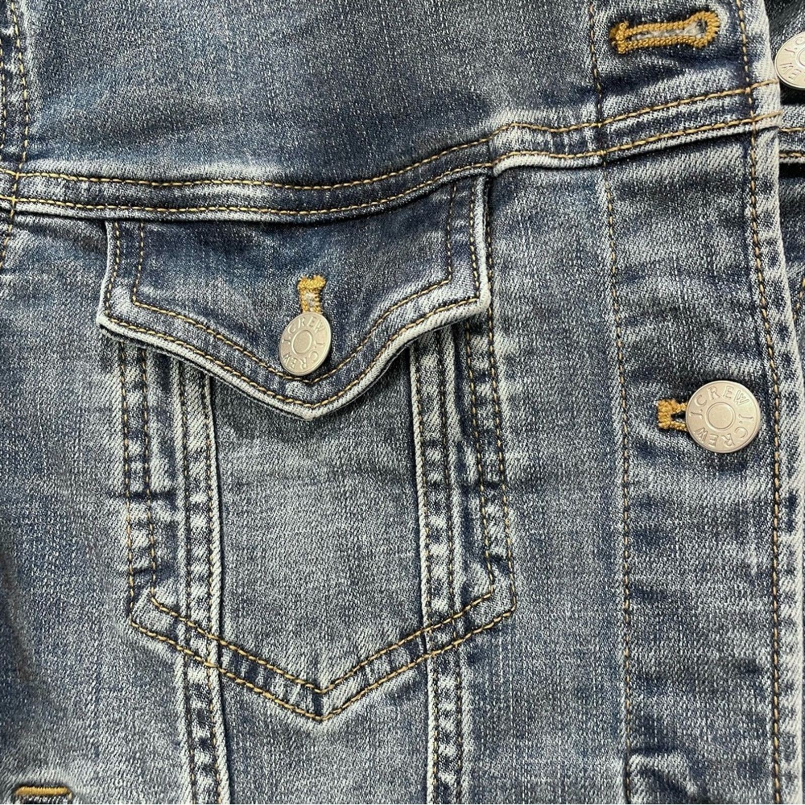 J.Crew J. Crew Denim Jacket Size M / US 6-8 / IT 42-44 - 6 Thumbnail