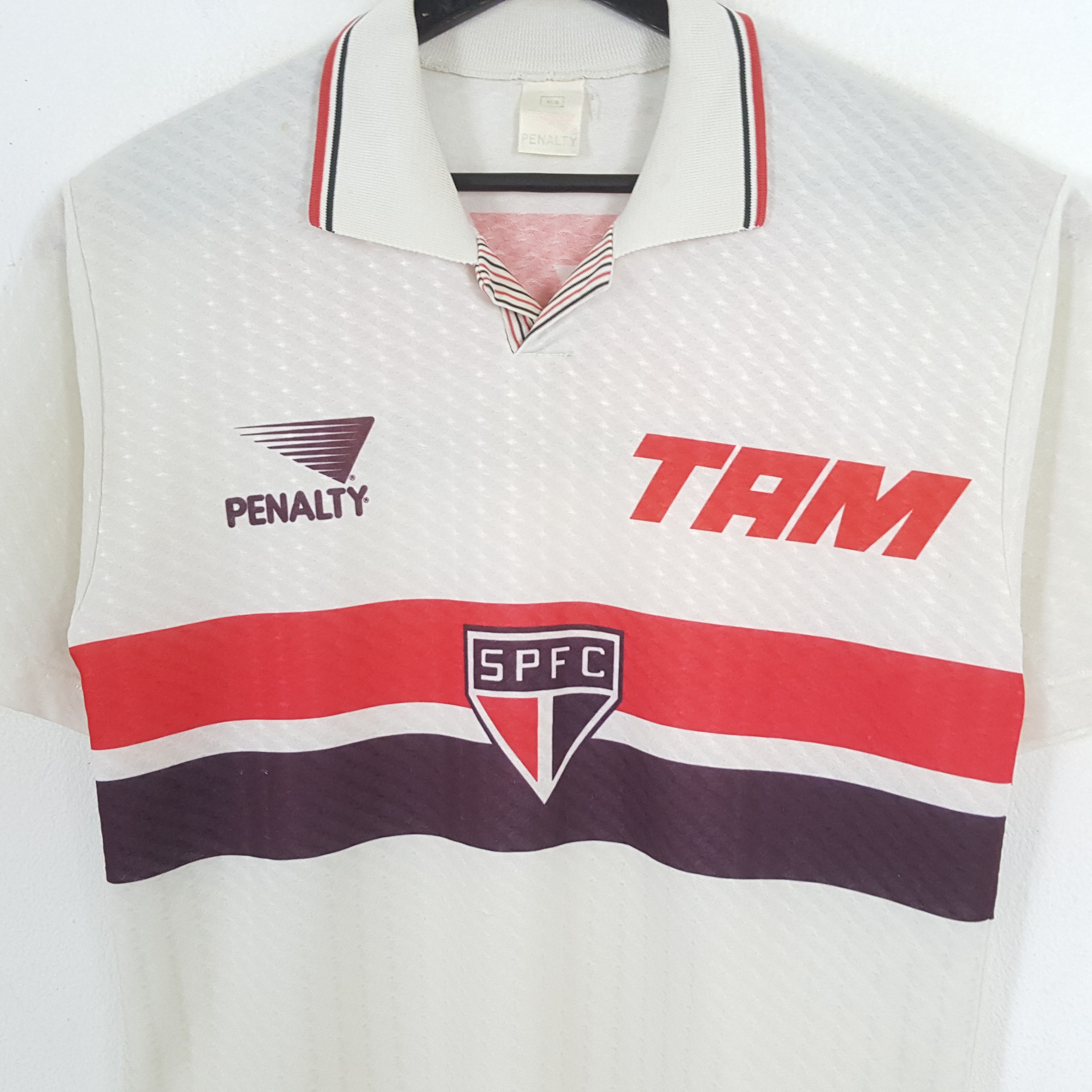 Penalty × Vintage SAO PAOLO PENALTY Football Club Jersey Sportswear Style Size US M / EU 48-50 / 2 - 2 Thumbnail