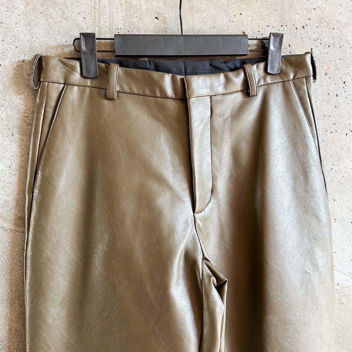 Y/Project SAMPLE Y/Project Vegan Leather Trousers Size US 32 / EU 48 - 1 Thumbnail