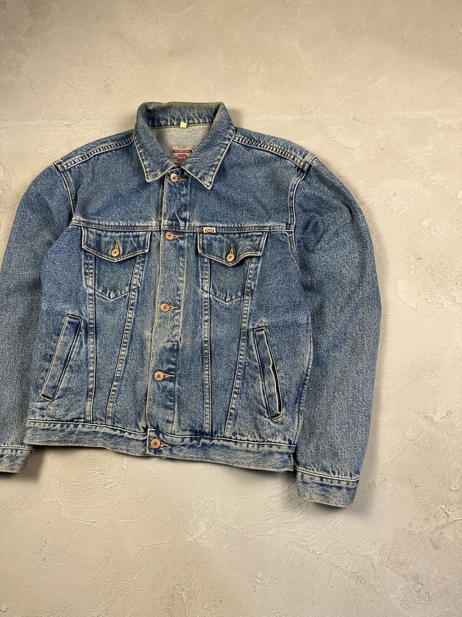 Vintage 90s Vintage Workwear Denim Trucker Jacket Size US M / EU 48-50 / 2 - 3 Thumbnail