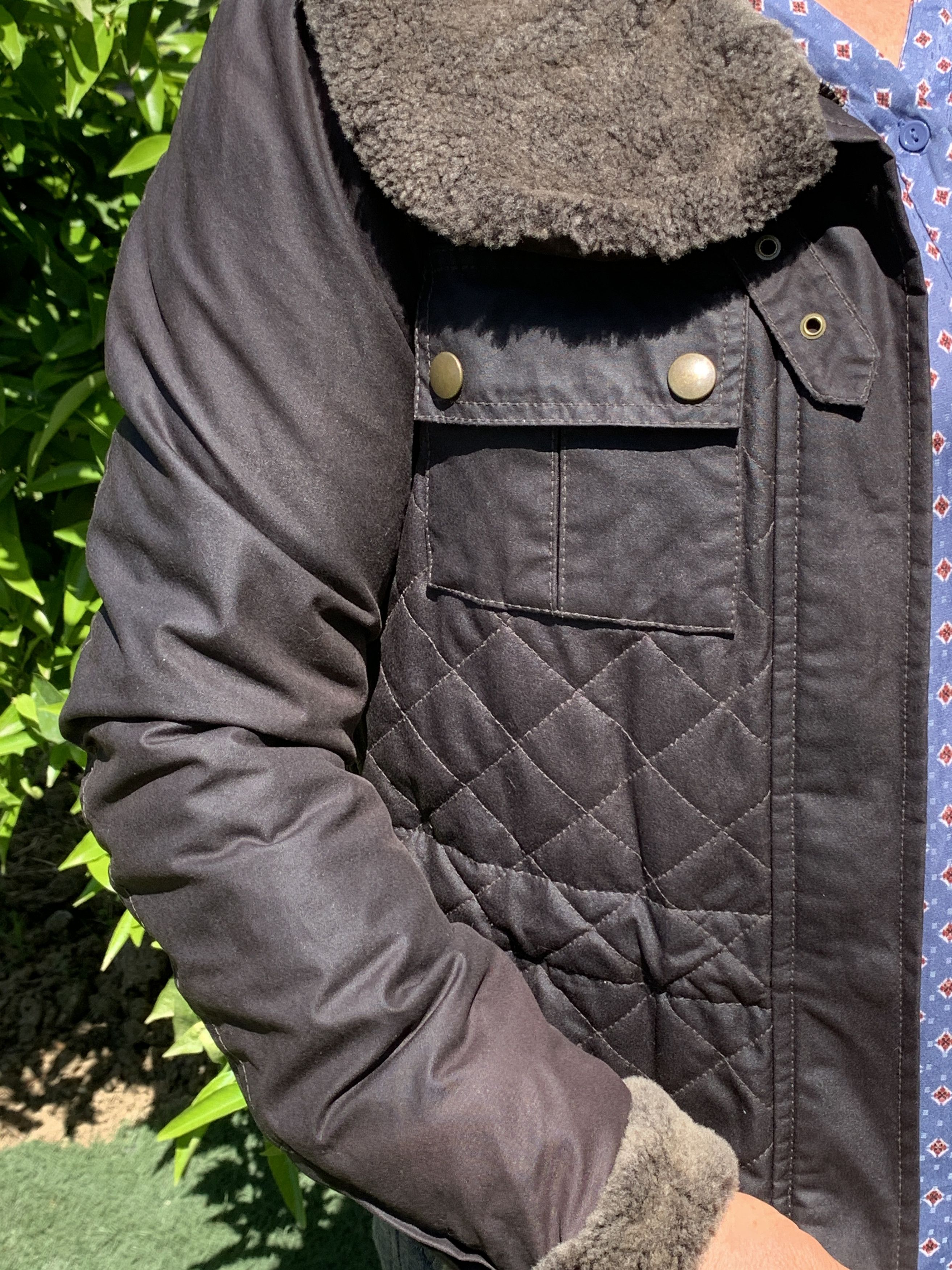 Belstaff Wax 85 Anniversary Gold Label Light Fur Size 40 S
