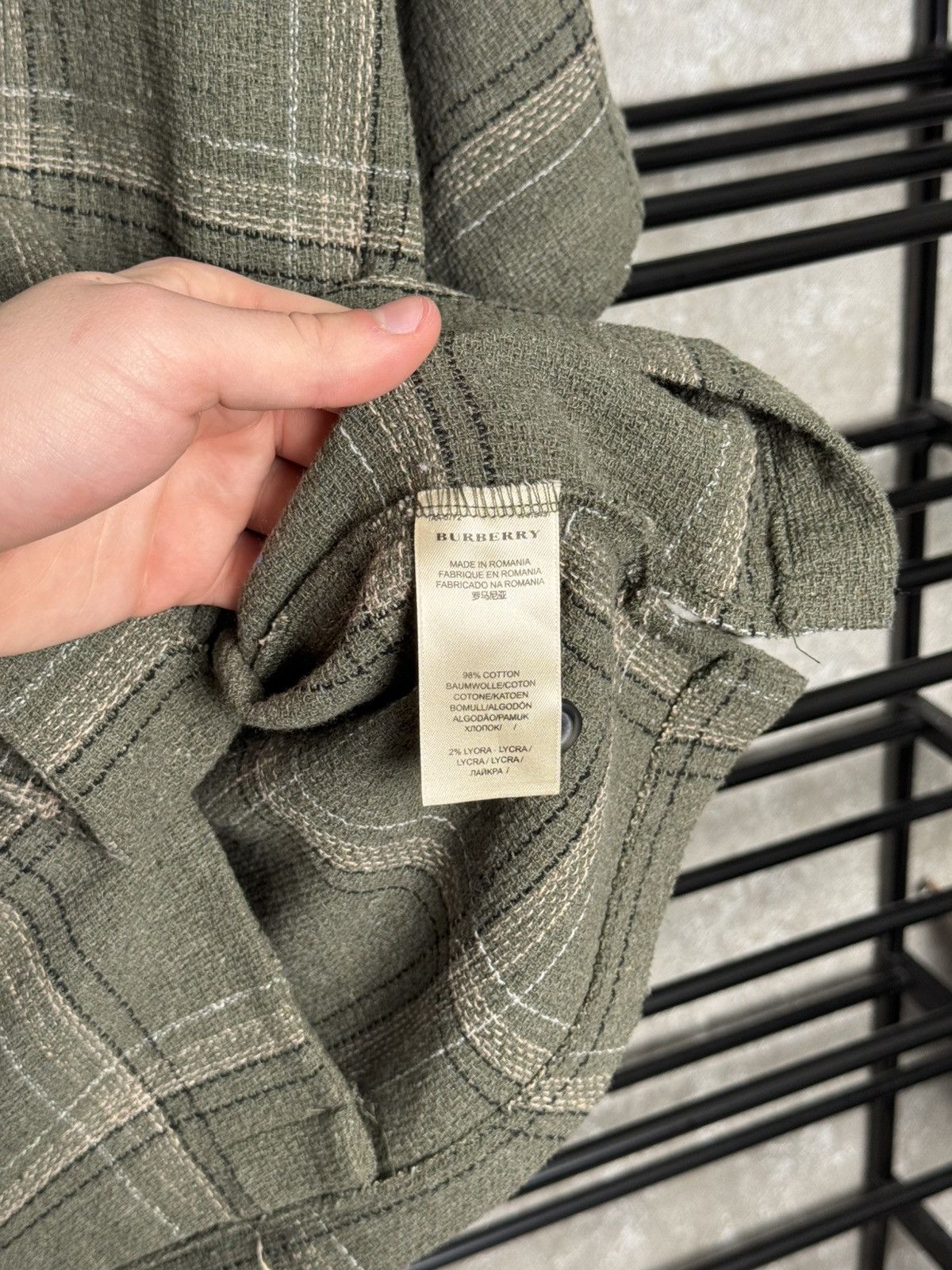 Burberry Vintage rare Burberry Shirt Size US L / EU 52-54 / 3 - 8 Thumbnail