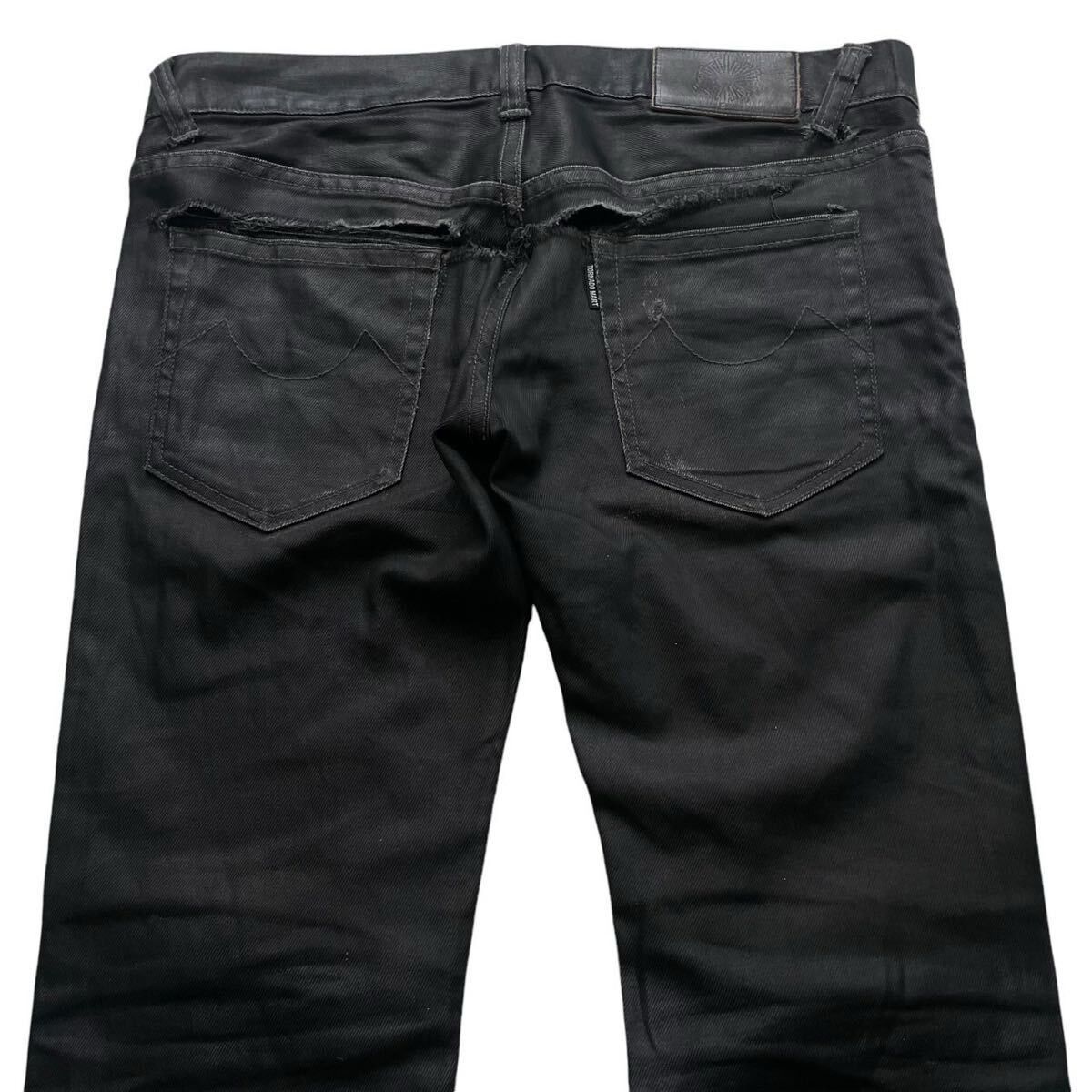 If Six Was Nine TORNADO MART COATED FLARE DENIM Size US 30 / EU 46 - 5 Thumbnail