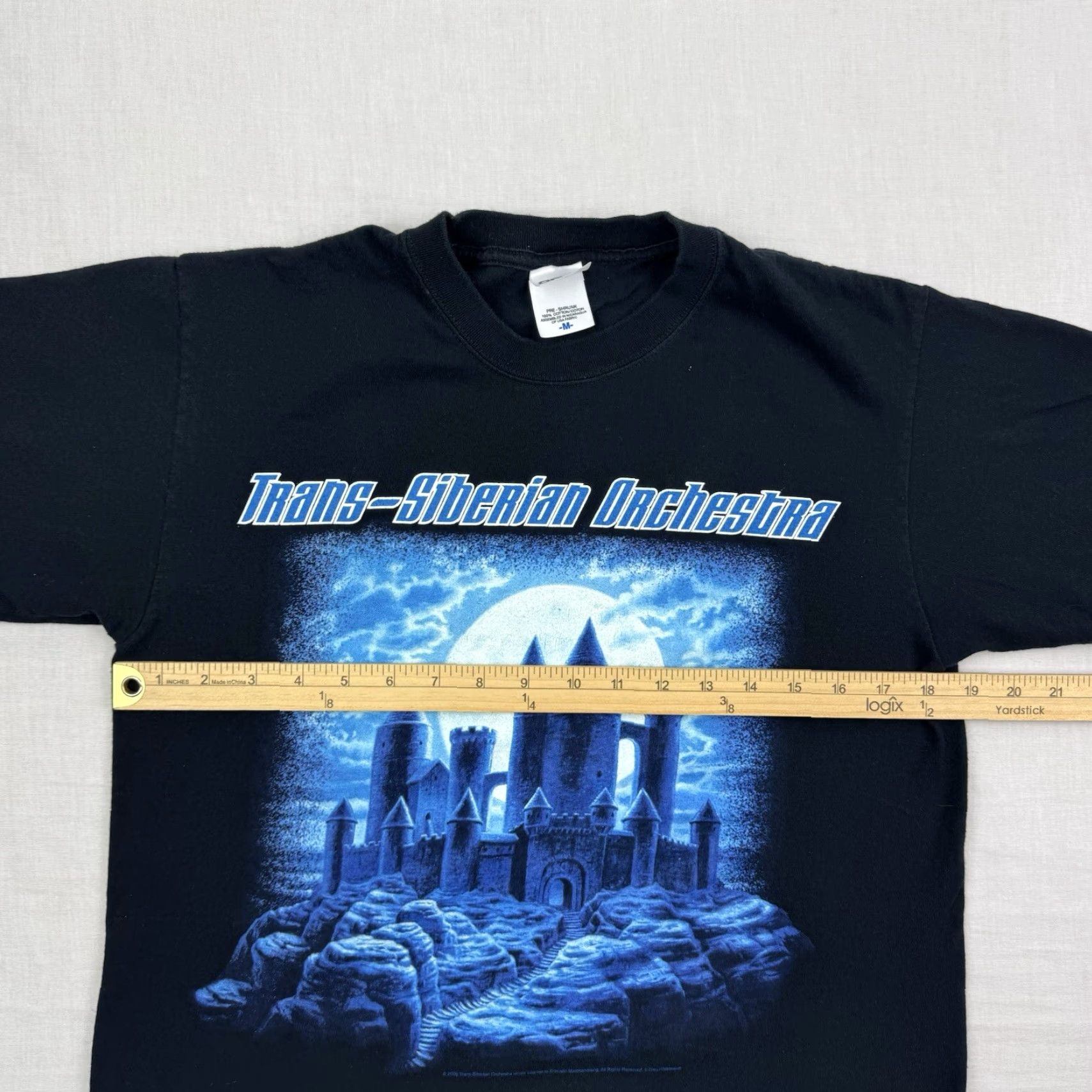 Anvil VINTAGE Trans Siberian Orchestra Tour T Shirt Adult Medium Black Band Tee Size US M / EU 48-50 / 2 - 7 Thumbnail
