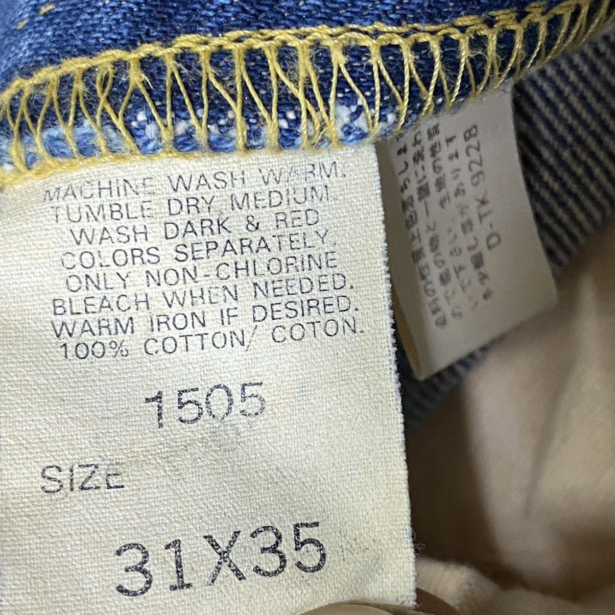 Lee VINTAGE 80s LEE RIDERS SELVEDGE DISTRESSED DENIM Size US 31 - 13 Thumbnail