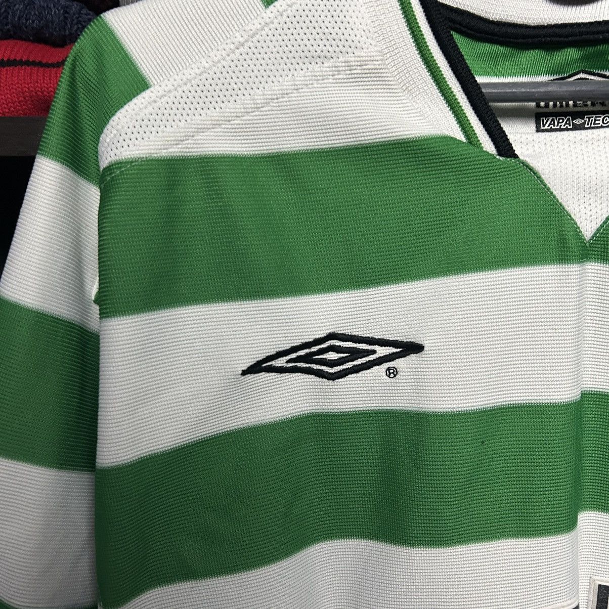 Umbro Vintage Umbro FC Celtic Home 2001 green soccer jersey size M Size US M / EU 48-50 / 2 - 3 Thumbnail