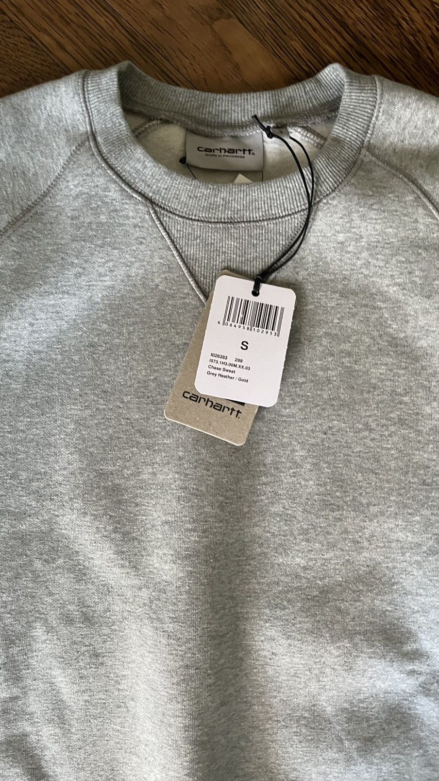 Carhartt Carhartt heavyweight chase grey sweatshirt Size US S / EU 44-46 / 1 - 3 Thumbnail