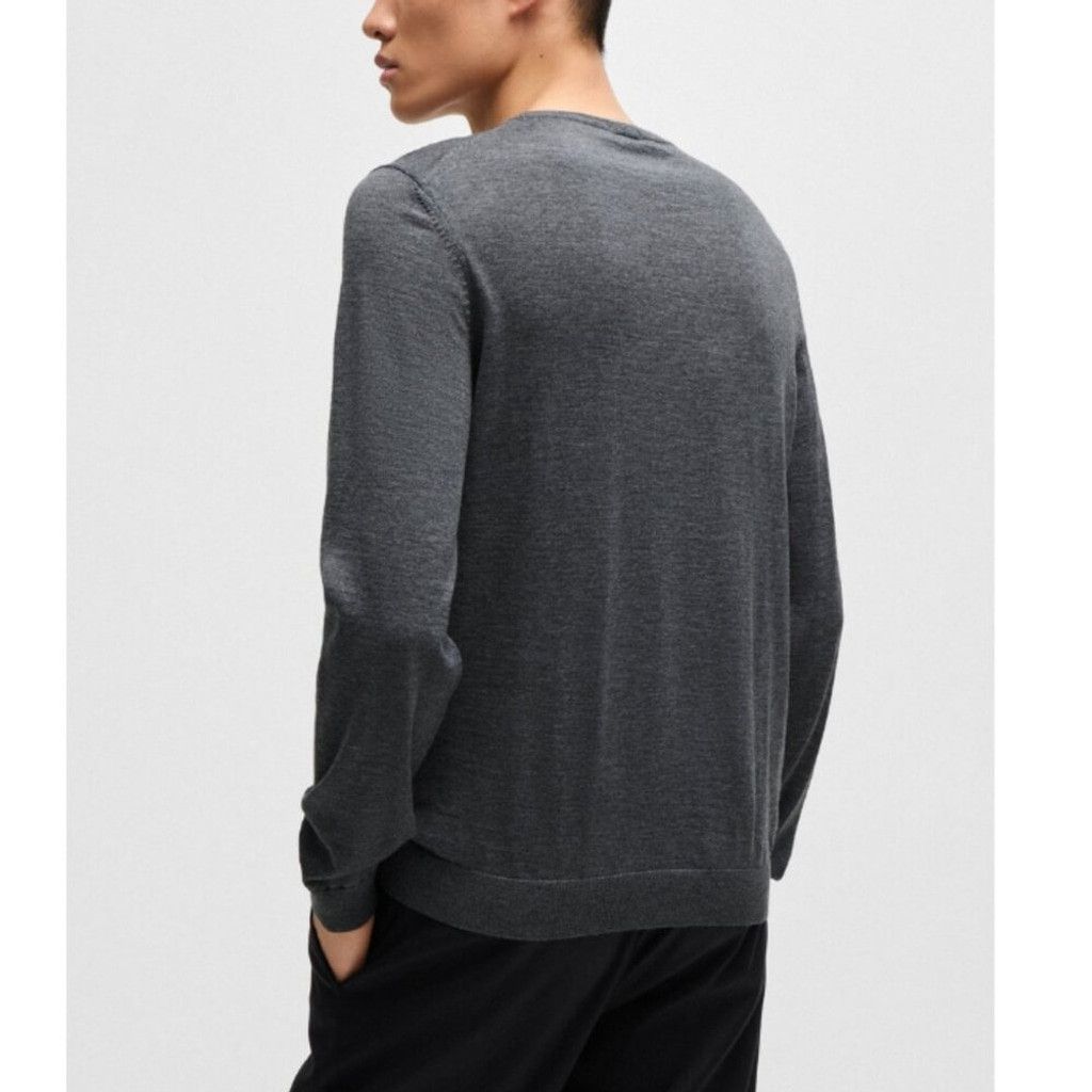 Hugo Boss BOSS by HUGO BOSS Leno Crew Neck Grey Jumper Sweater Size S Size US S / EU 44-46 / 1 - 2 Thumbnail