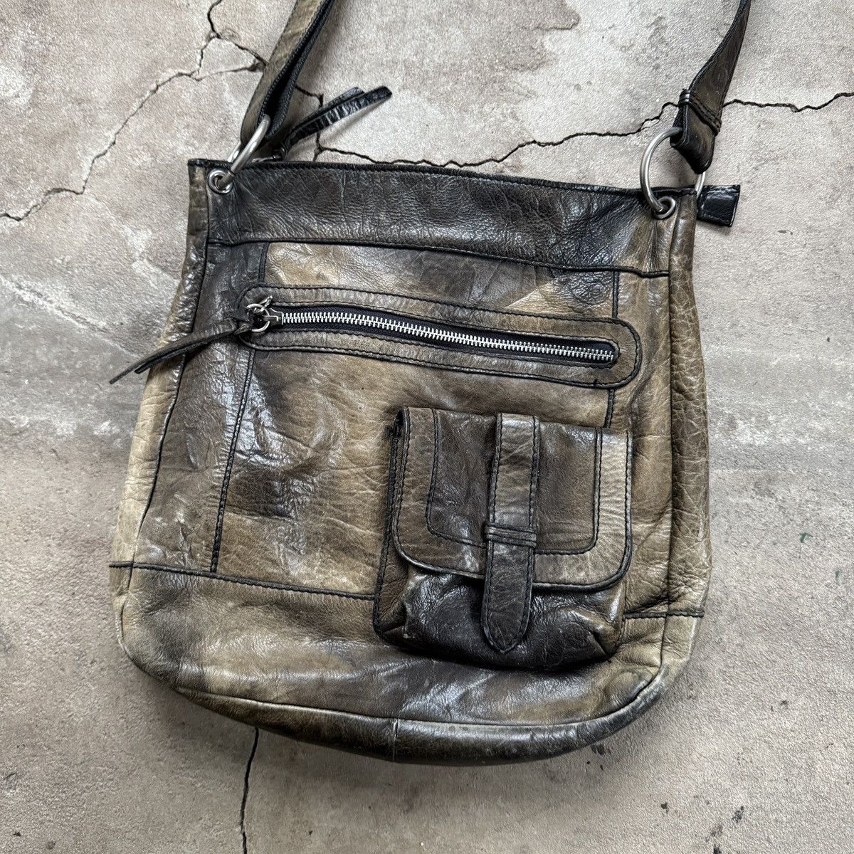 If Six Was Nine Vintage Archive Genuine Leather Crossbody Bag Size ONE SIZE - 3 Thumbnail