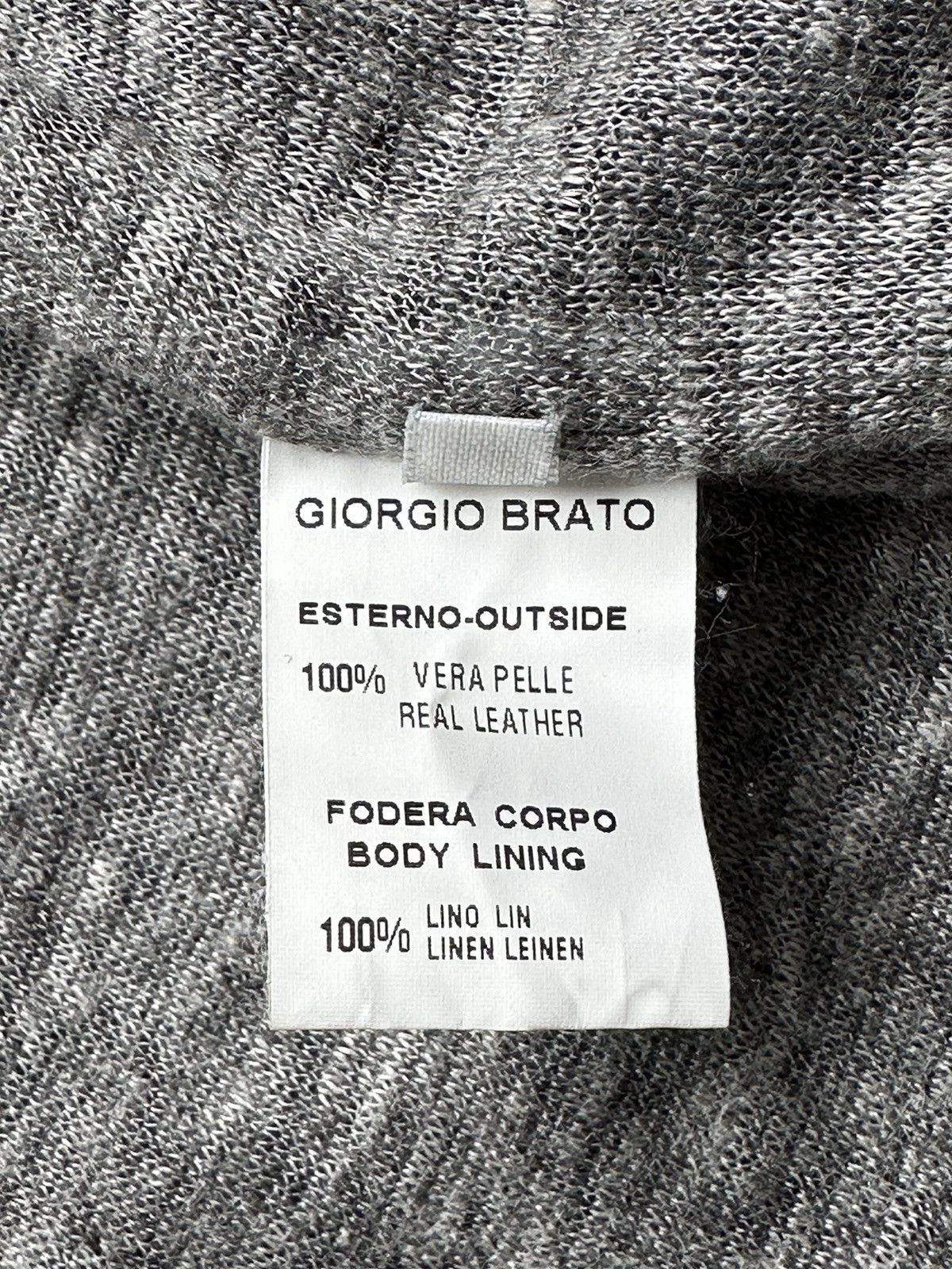 Giorgio Brato Archiv Vintage Y2k Giorgio Leather Jacket Size US M / EU 48-50 / 2 - 12 Thumbnail