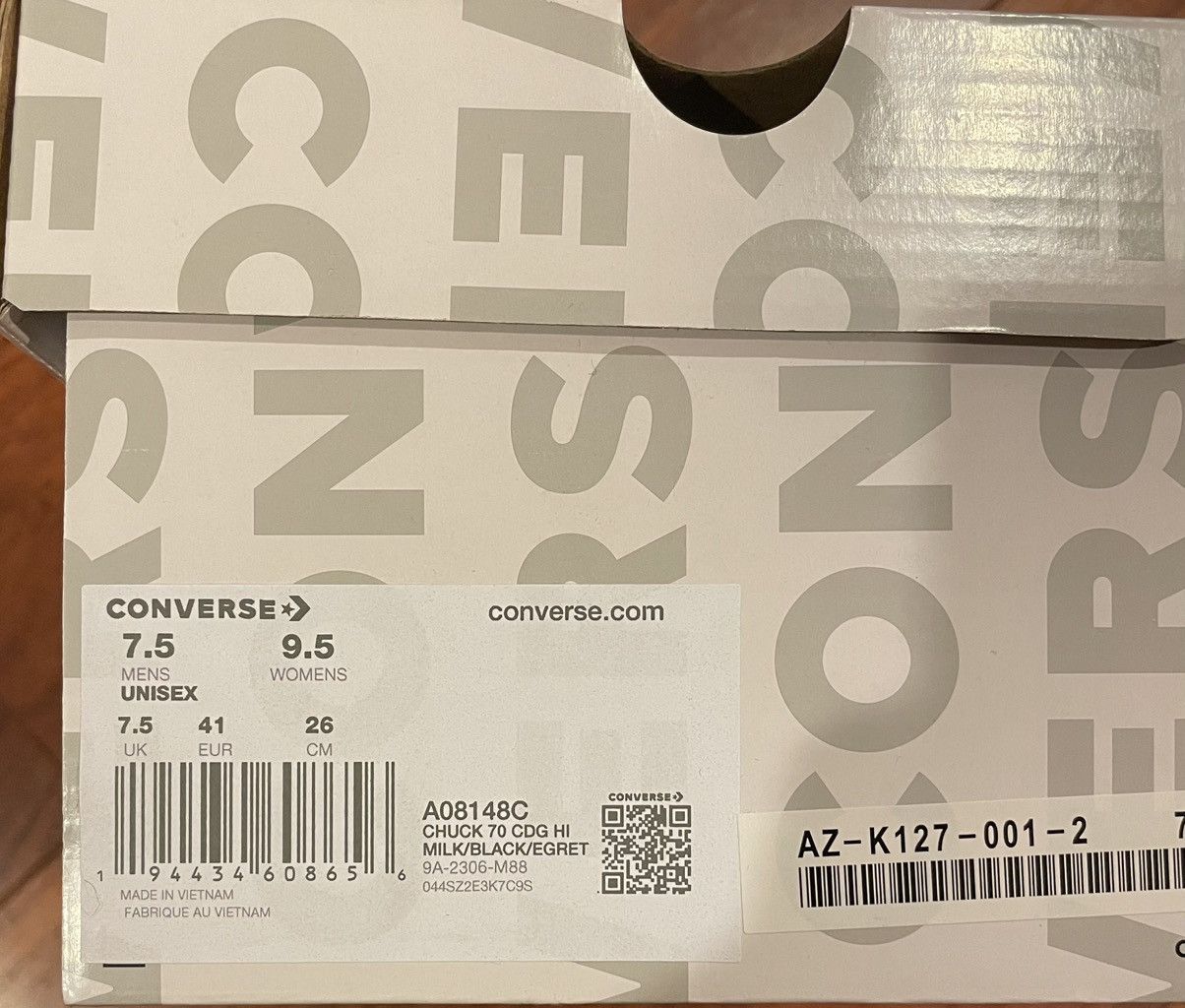 Other Comme des Garcons PLAY x Converse Chuck 70 High Multi Heart Size US 7.5 / EU 40-41 - 5 Thumbnail