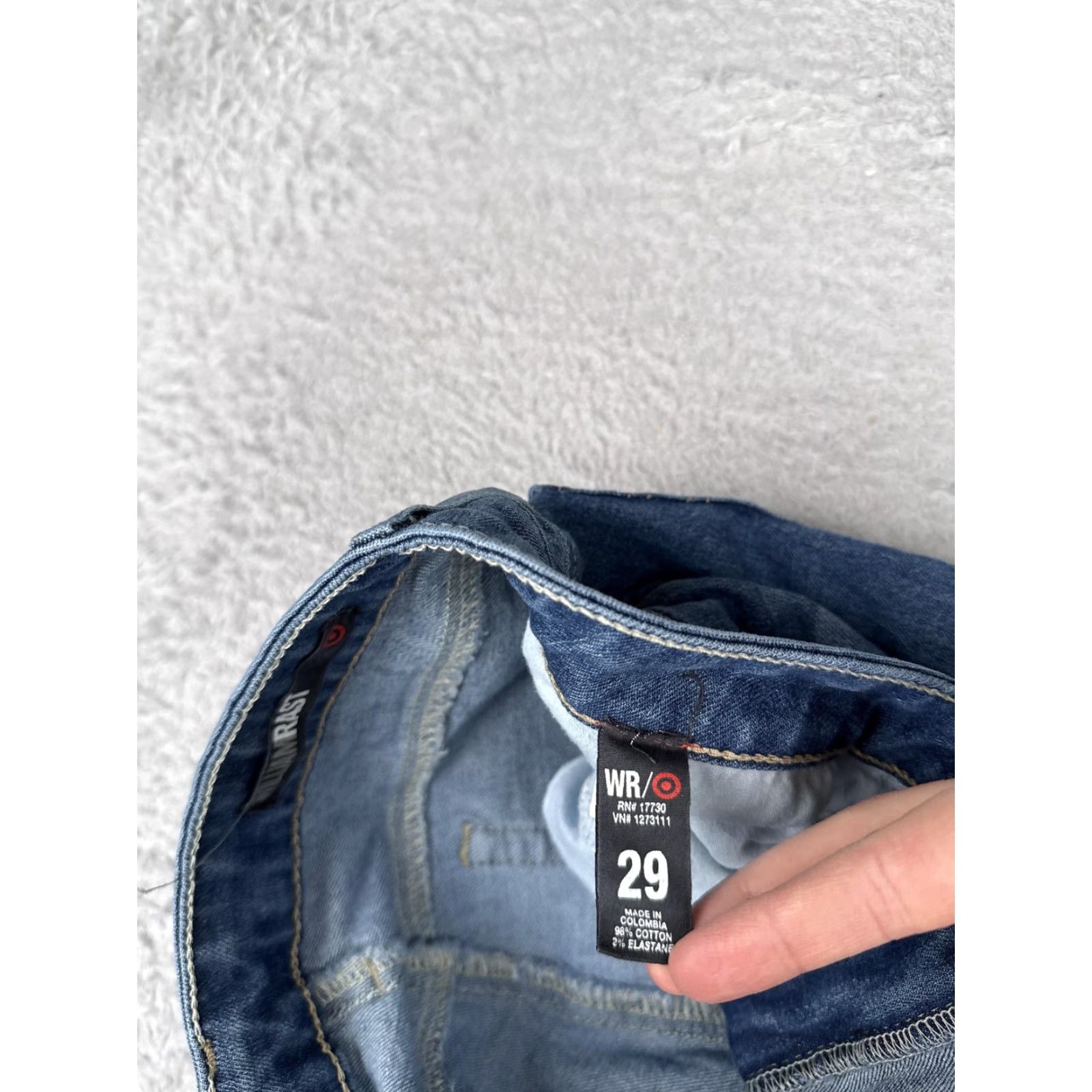 Vintage William Rast Jeans Womens 29 Blue Medium Wash Bootcut Stretch Denim Fit Target Jeans Womens 29 Blue Medium Wash Bootcut Stretch Denim Size 29" - 7 Thumbnail