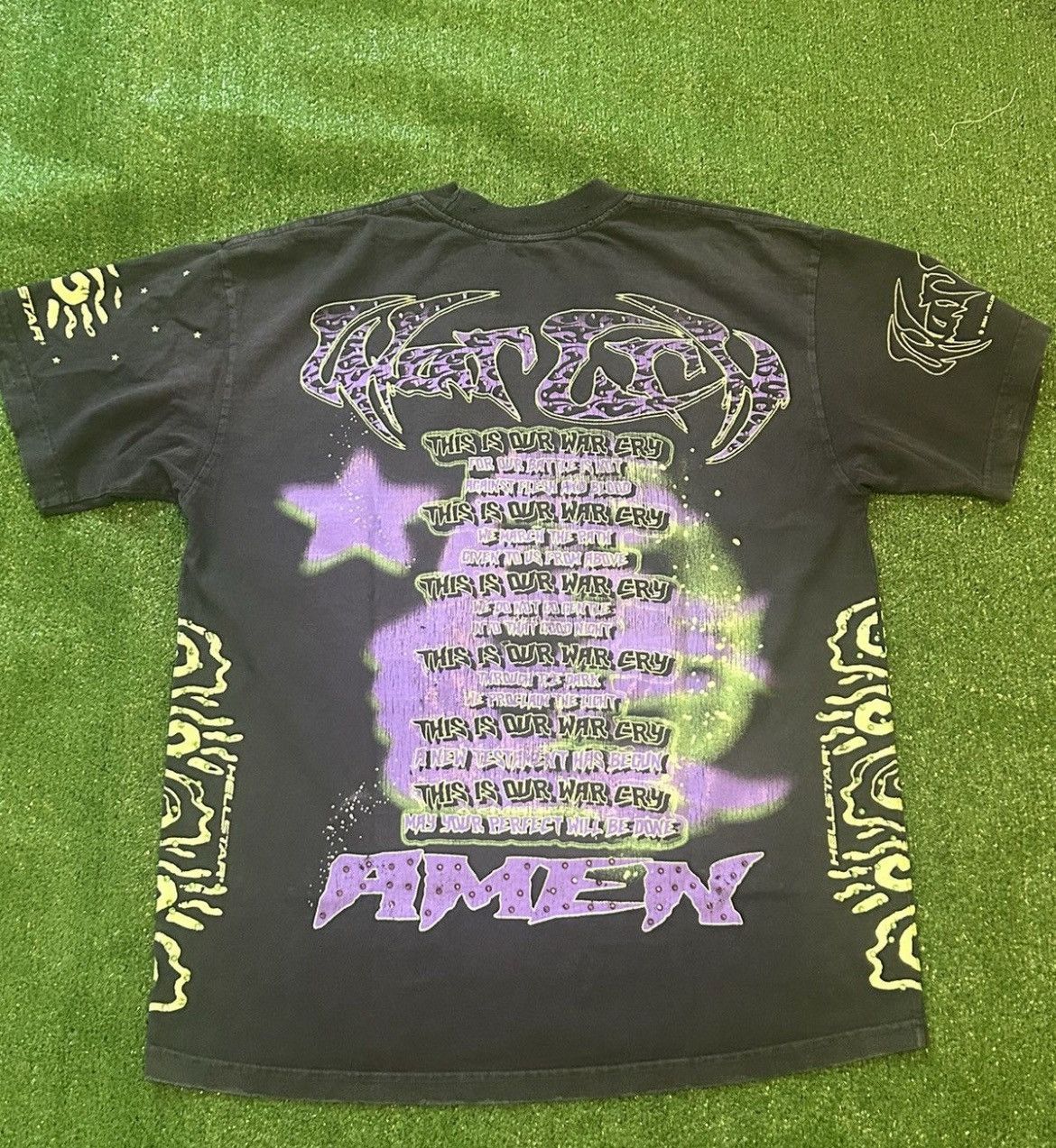 HELLSTAR HELLSTAR CAP 11 Amen” Tee Sz S BNWT Size US S / EU 44-46 / 1 - 8 Thumbnail