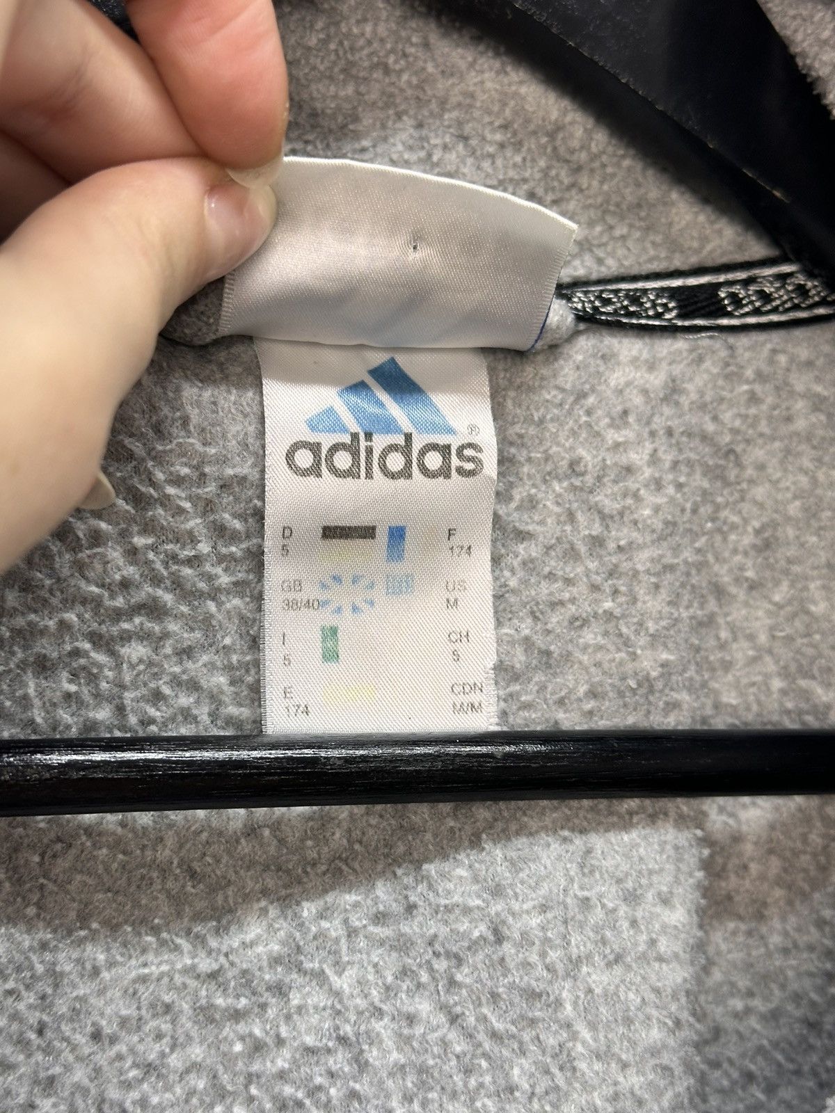 Adidas Vintage Adidas Fleece Full Zip Y2K Nike Jacket West Germany Size US XL / EU 56 / 4 - 8 Thumbnail
