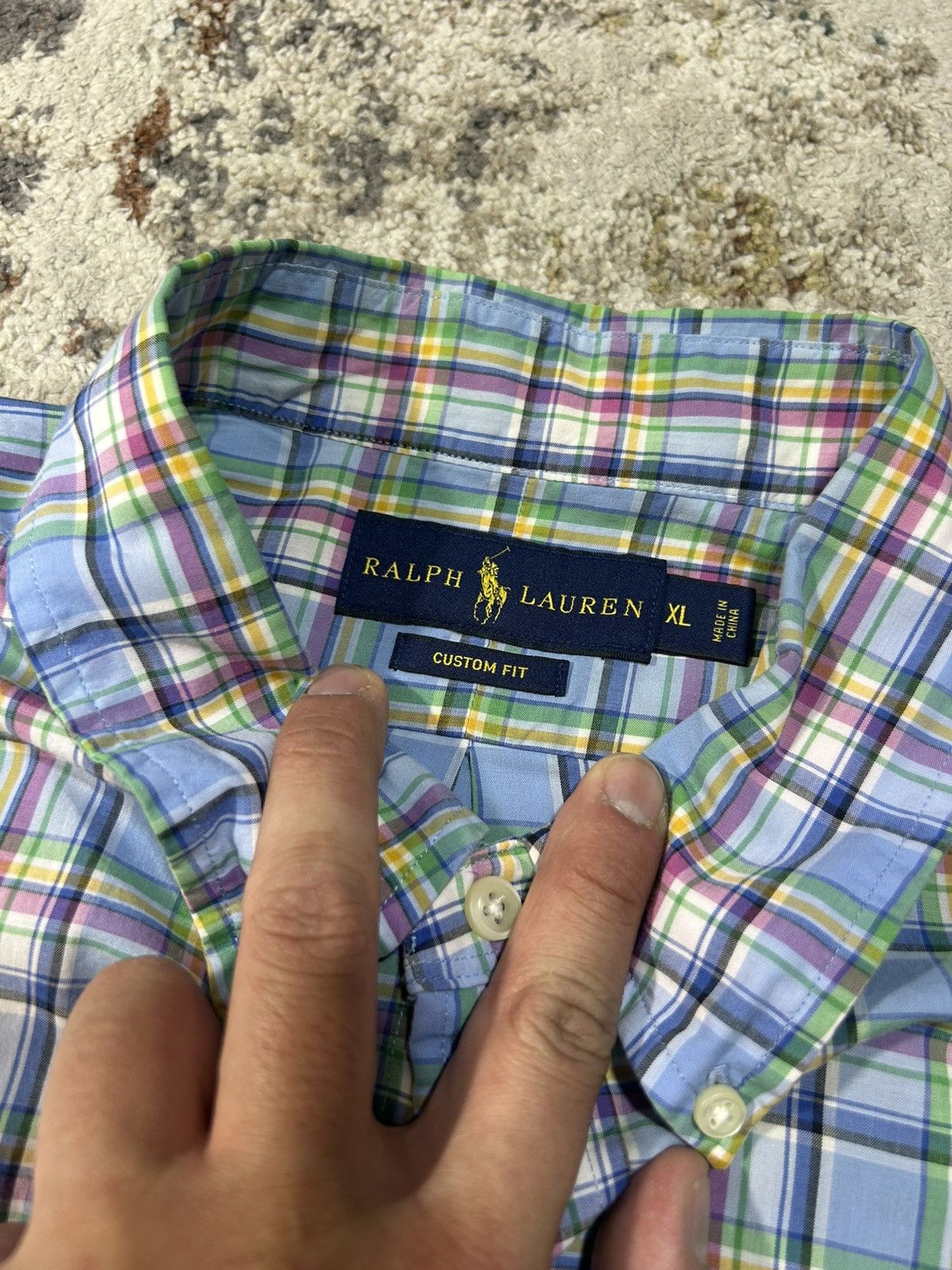 Ralph Lauren Ralph Lauren Multi-Color Plaid Short Sleeve Shirt Size US XL / EU 56 / 4 - 2 Thumbnail