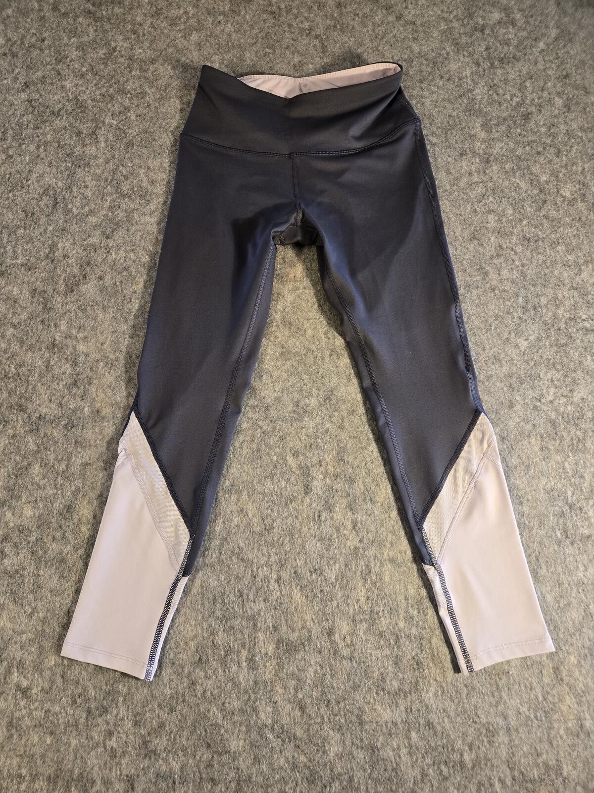 Other Apana Gray Colorblock Mesh Leggings Sz S Yoga Athleisure Gym Size 28" / US 6 / IT 42 - 1 Thumbnail