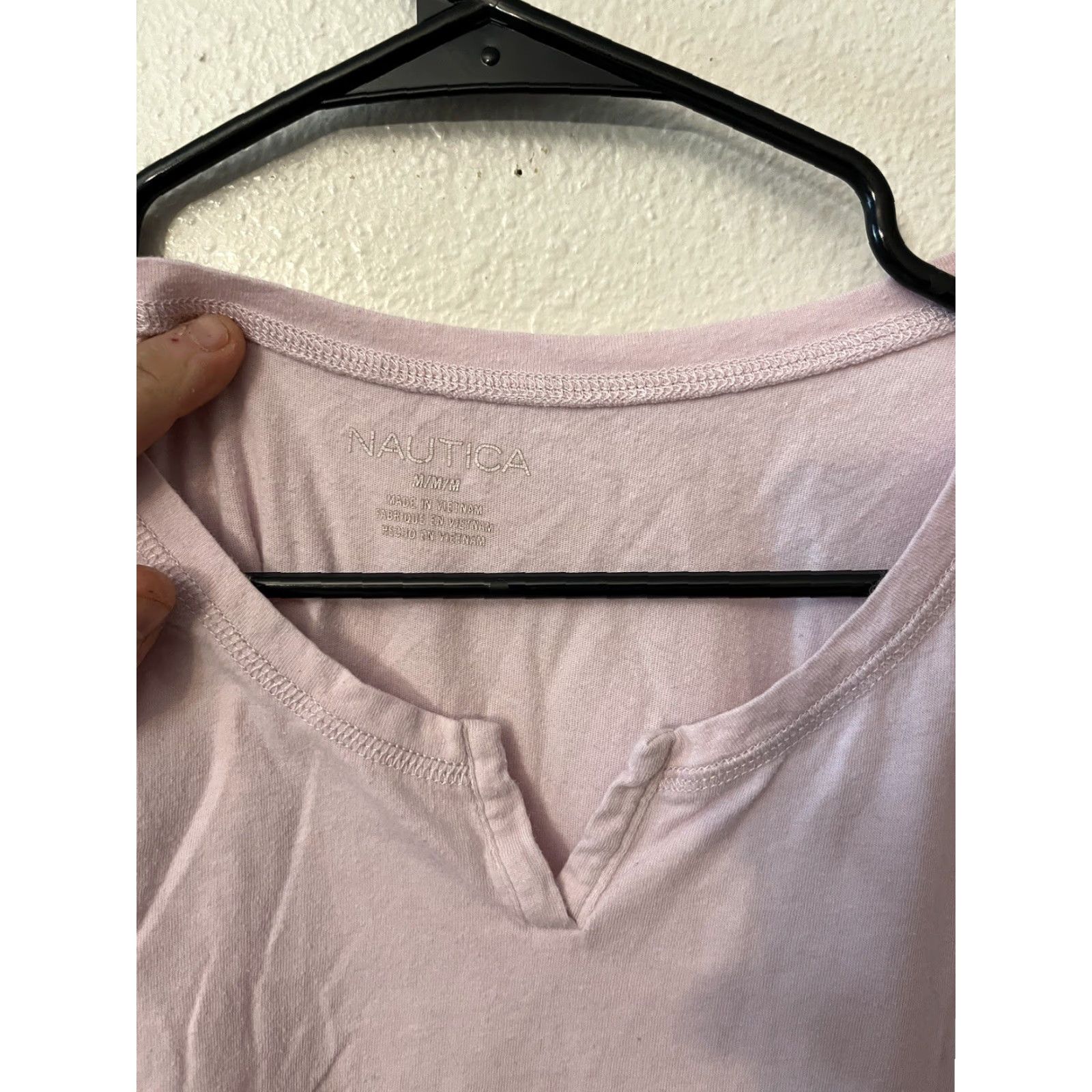 Nautica Nautica Tank Shirt Women Sleeveless Pink Medium Knit Embroidered Cotton Polyester - Casual, Classic Nautical Style Quick Ship MensGirls? Size M / US 6-8 / IT 42-44 - 3 Thumbnail