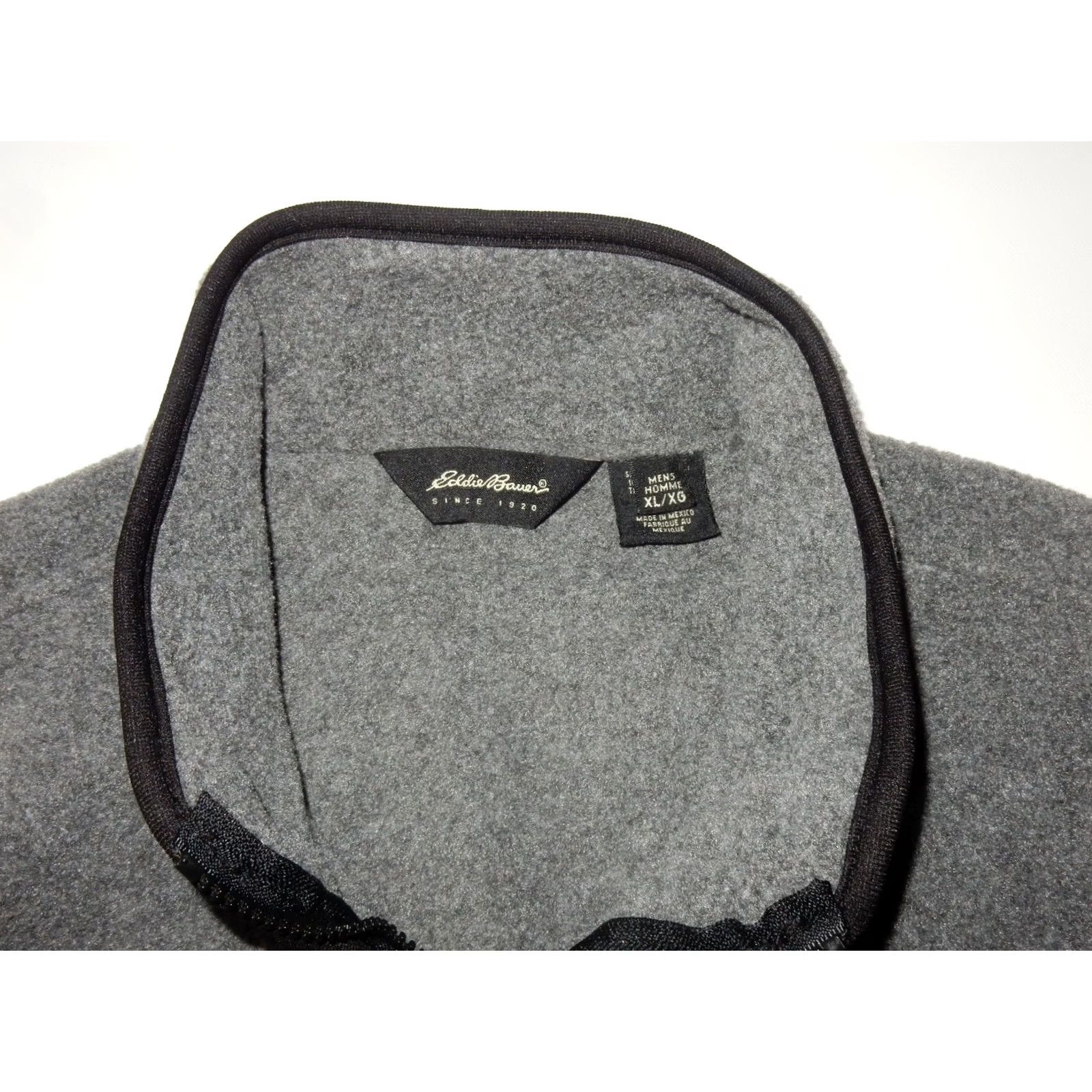 Eddie Bauer VINTAGE Eddie Bauer Vest Men's XL Fleece Gray Polyester Sweater 26 1/2" Chest 28 1/2" Length Mens Size US XL / EU 56 / 4 - 4 Thumbnail