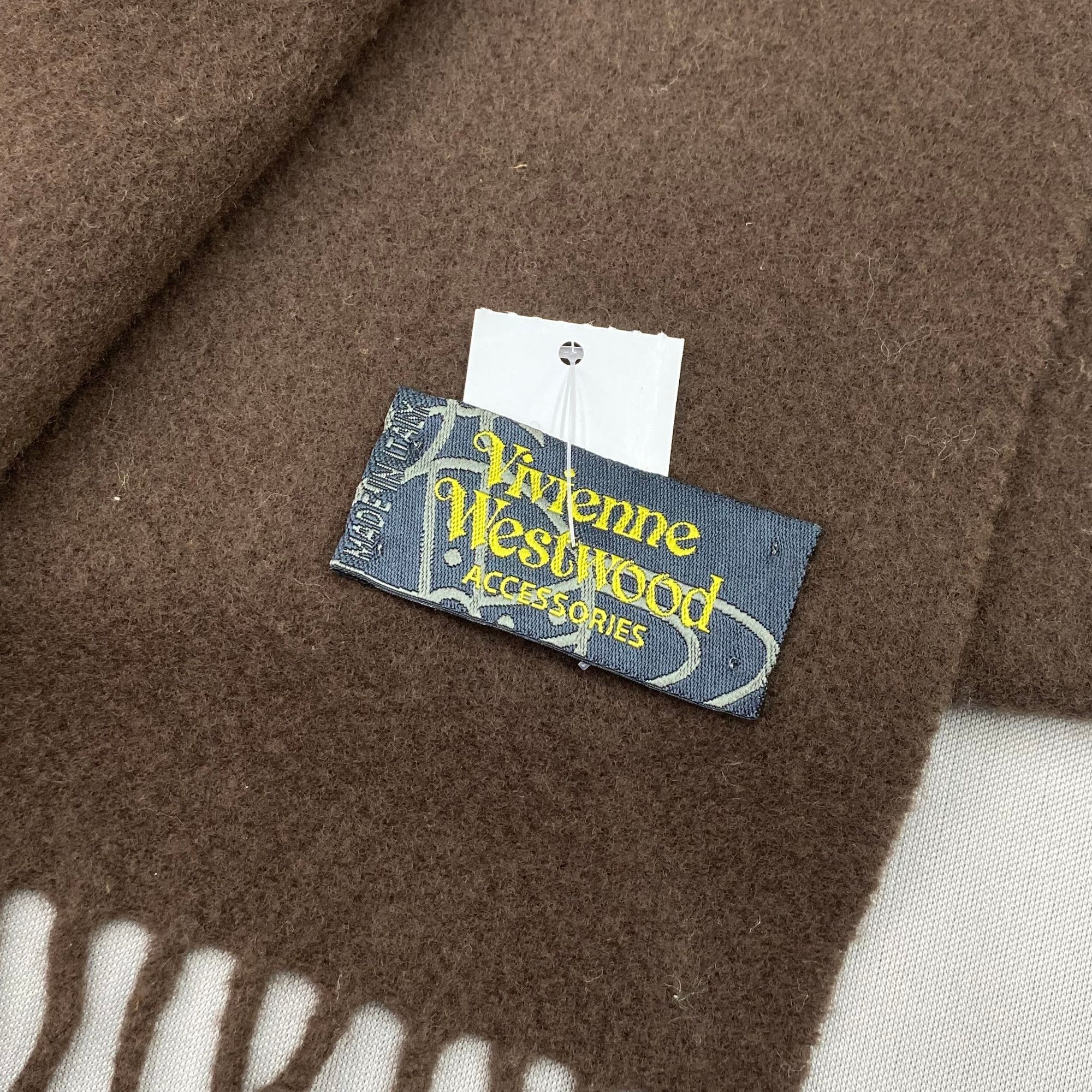 Japanese Brand Vintage Vivienne Westwood Scarf Muffler Orbs Wool Scarves Size ONE SIZE - 5 Thumbnail