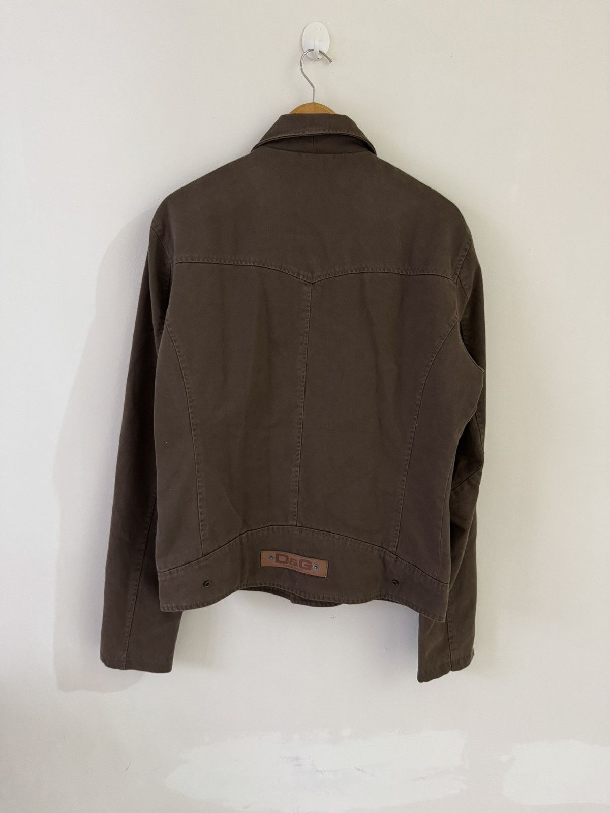 Dolce & Gabbana BROWN PUNK MOTIF BY DOLCE & GABBANA MULTI POCKET JACKET Size US M / EU 48-50 / 2 - 7 Thumbnail