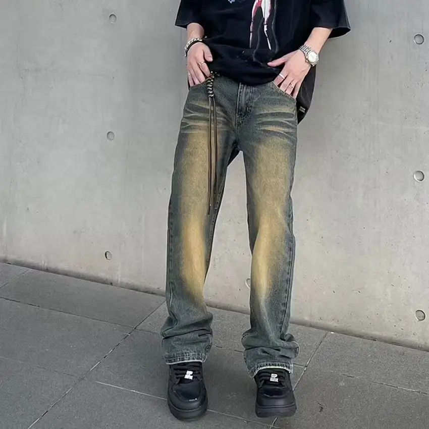 Designer × Japanese Brand Blue Flared Washed Denim Jeans / Grunge Size US 30 / EU 46 - 1 Thumbnail