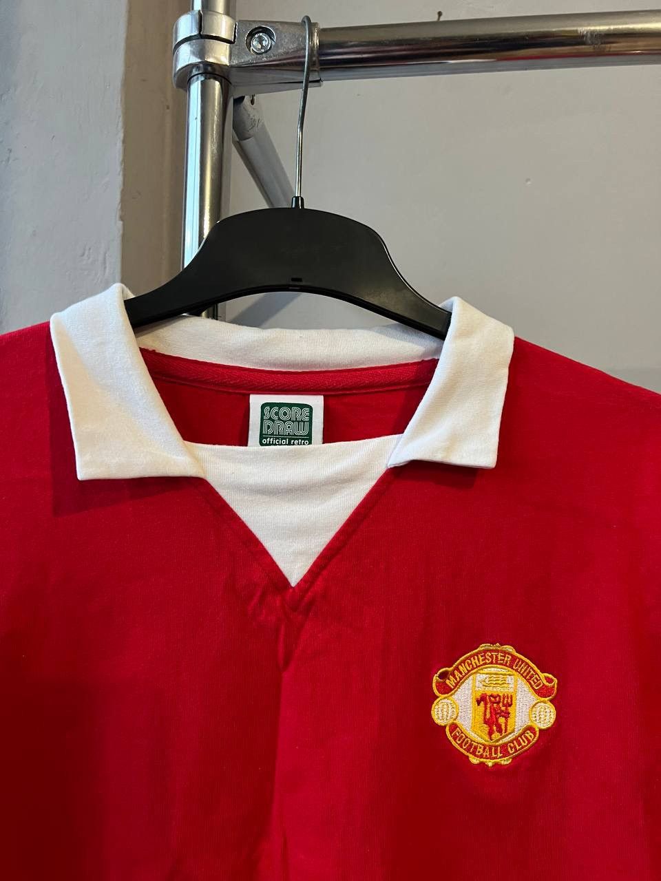 Vintage 1973 REMAKE MANCHESTER UNITED #7 HOME SOCCER JERSEY SHIRT M Size US M / EU 48-50 / 2 - 8 Thumbnail