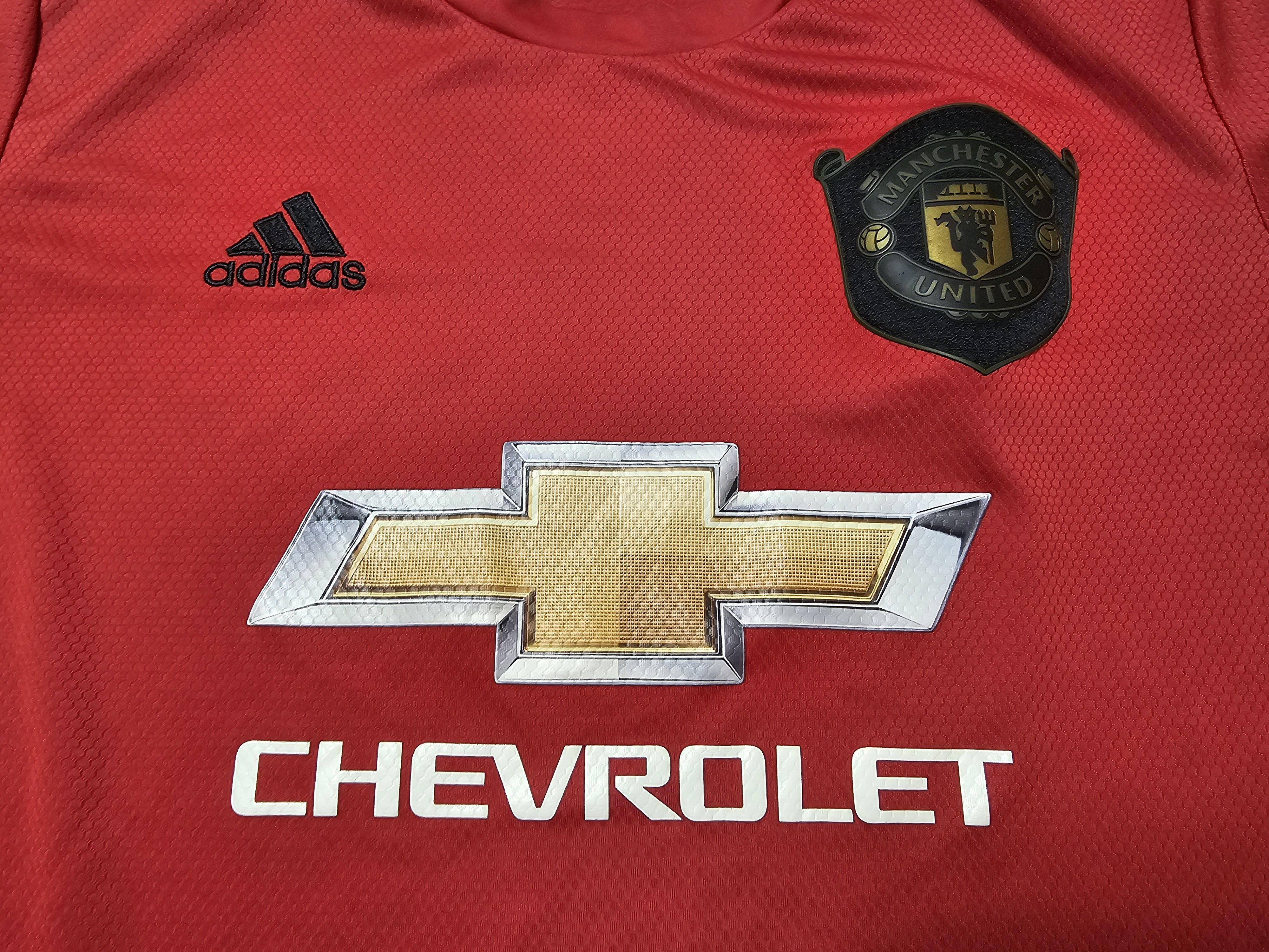 Adidas × All Sport MANCHESTER UNITED 2019 2020 HOME FOOTBALL SOCCER JERSEY Size US XL / EU 56 / 4 - 3 Thumbnail