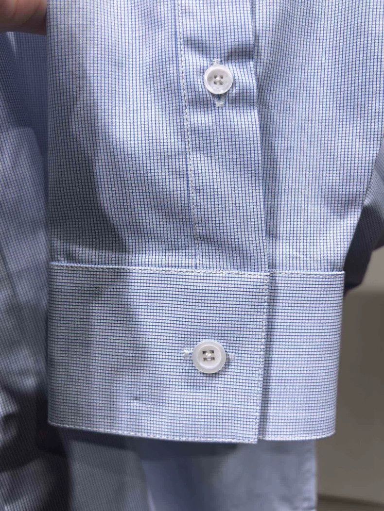 Givenchy Givenchy Shirt / dress shirt blue houndstooth Size US S / EU 44-46 / 1 - 4 Thumbnail