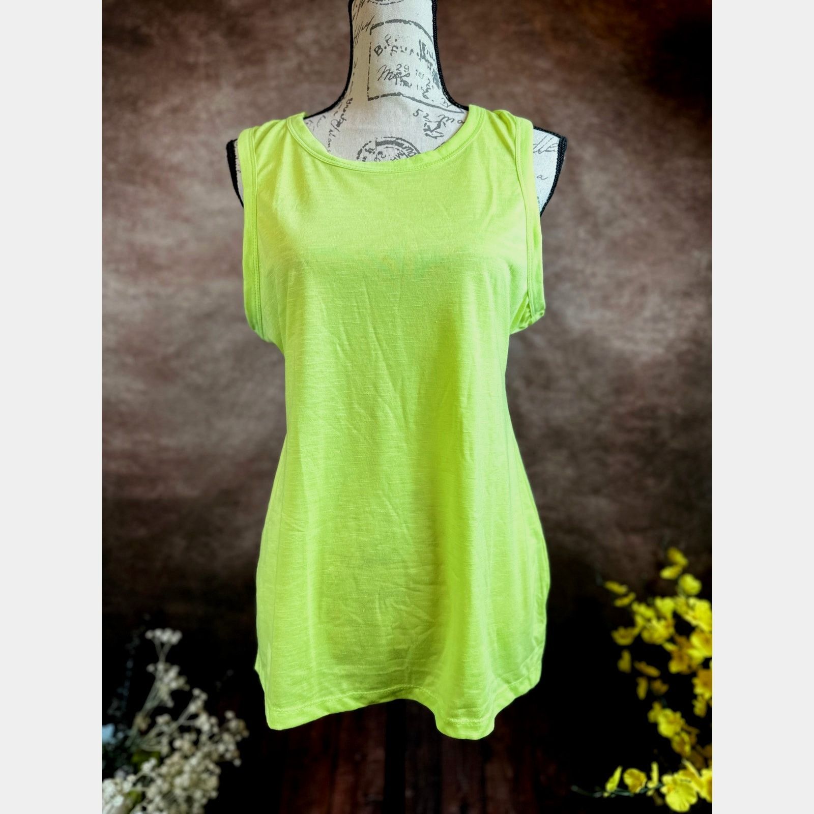 Other Hillary Muscle Tank Top Neon Green Size L Size L / US 10 / IT 46 - 5 Thumbnail
