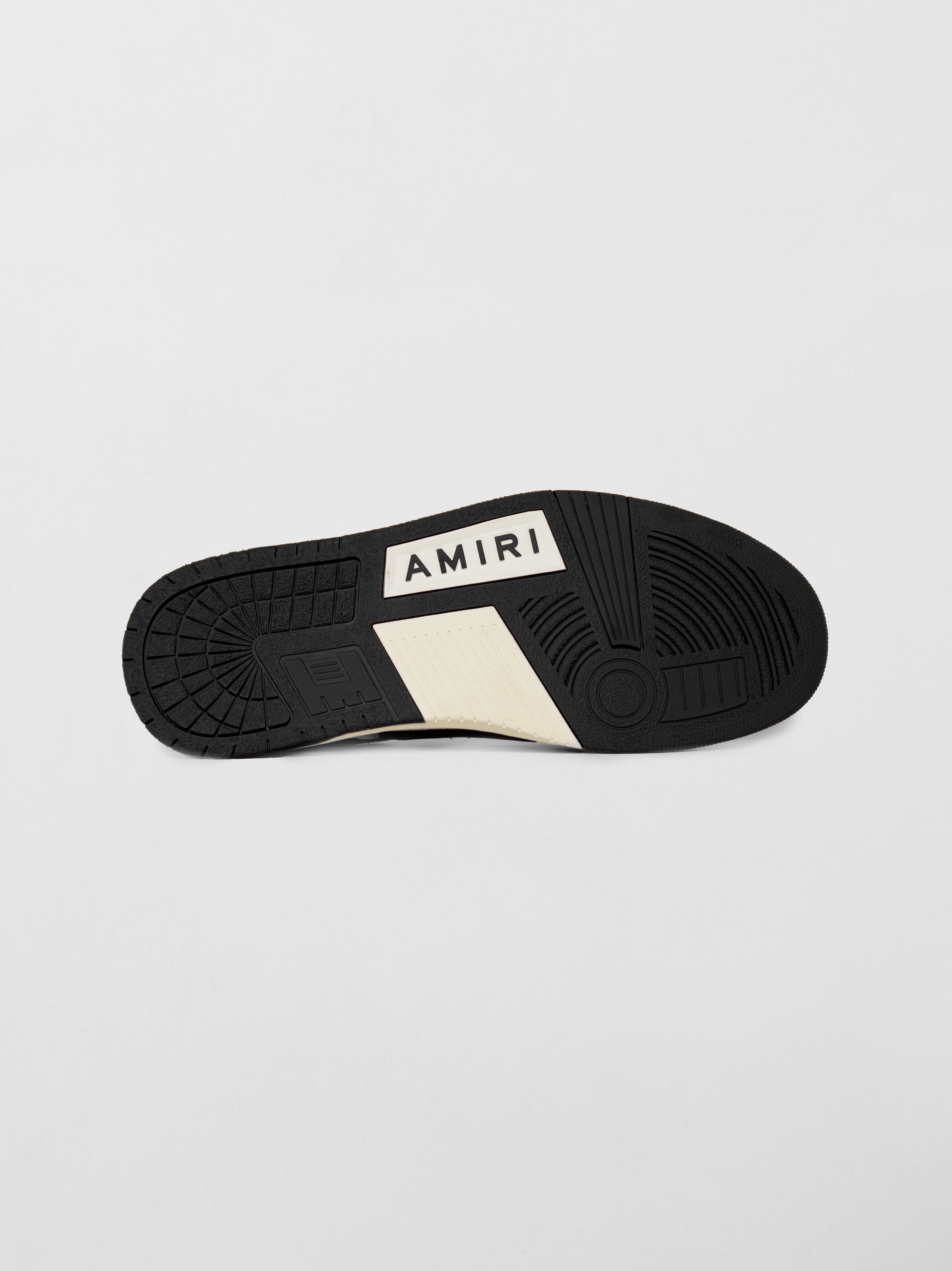 Amiri oc11z0325 Skelton Low Top Slipon in Black/White Size US 12 / EU 45 - 5 Thumbnail
