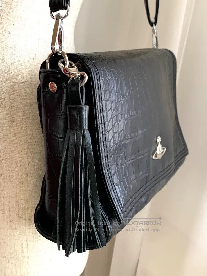 Vivienne Westwood vivienne westwood size os Black and Silver Crocodile Patter Size ONE SIZE - 8 Thumbnail