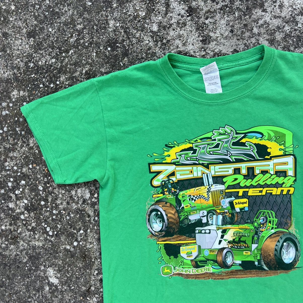 John Deere × Vintage Vintage 90s John Deere Tractor Racing Tee Size US S / EU 44-46 / 1 - 5 Thumbnail