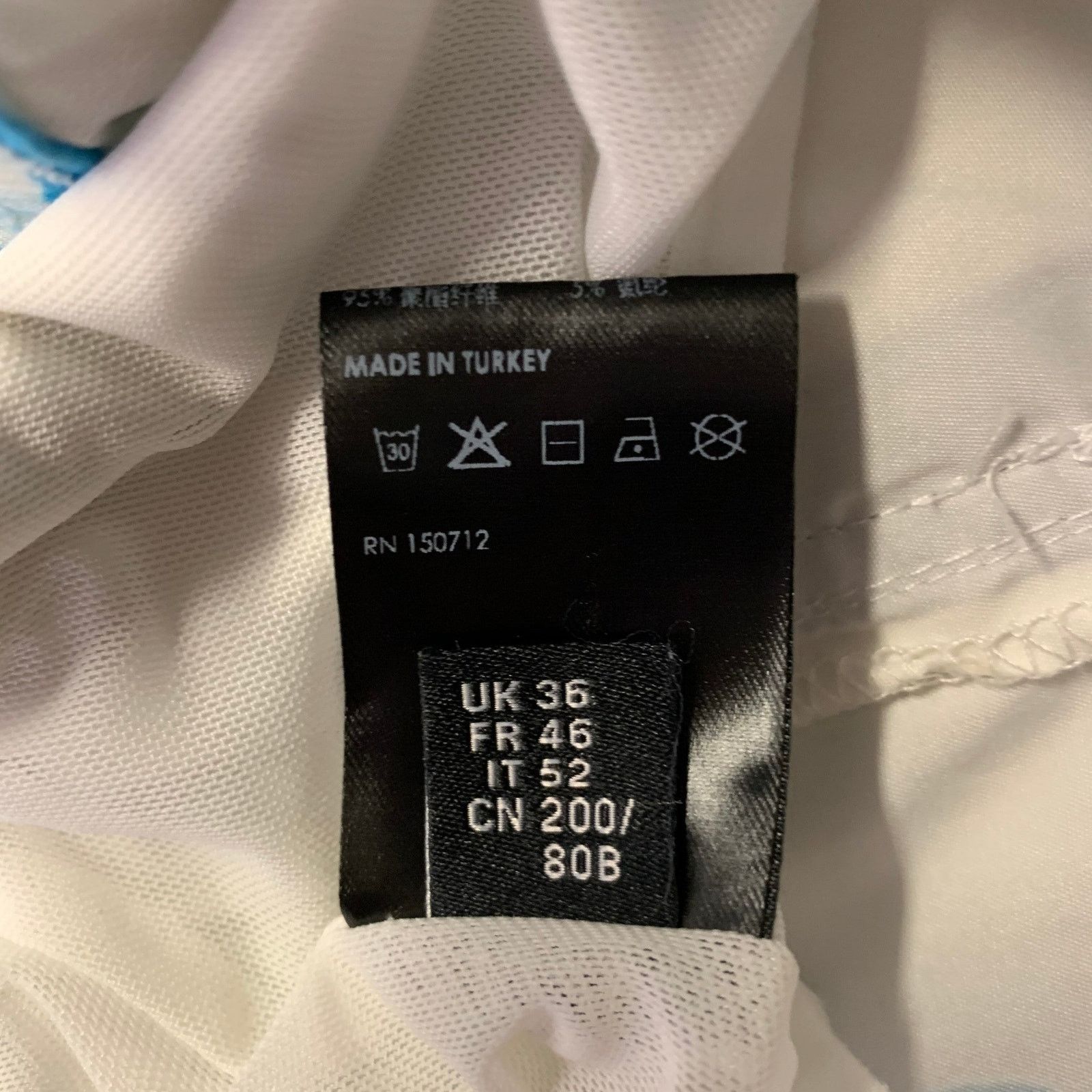 Amiri AMIRI Size 36 Blue Graphic Drawstring Swim Trunks Size US 36 / EU 52 - 6 Thumbnail
