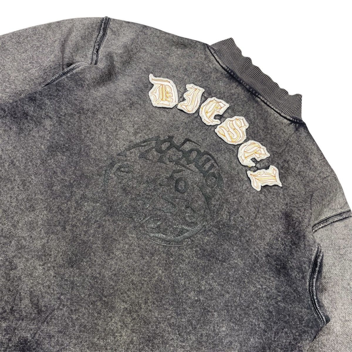 Diesel × Vintage Diesel Avant Garde Y2K Vintage Sweater Japanese Grey Size US XXL / EU 58 / 5 - 8 Thumbnail