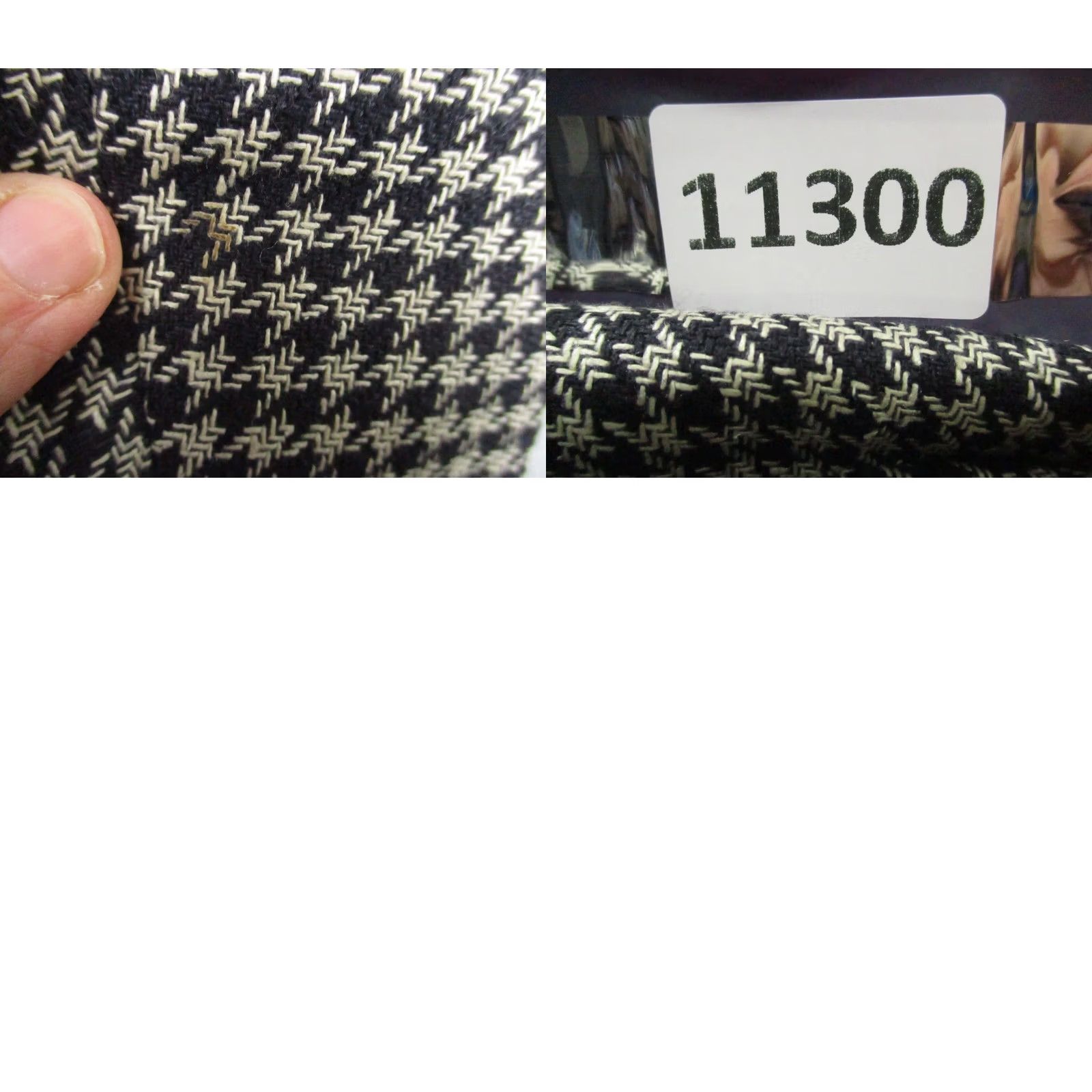 Vintage Franco Tassi Sport Coat Blazer Mens 40R Beige Houndstooth Wool - Business/Casual/Formal - Vintage Size 40R - 10 Thumbnail