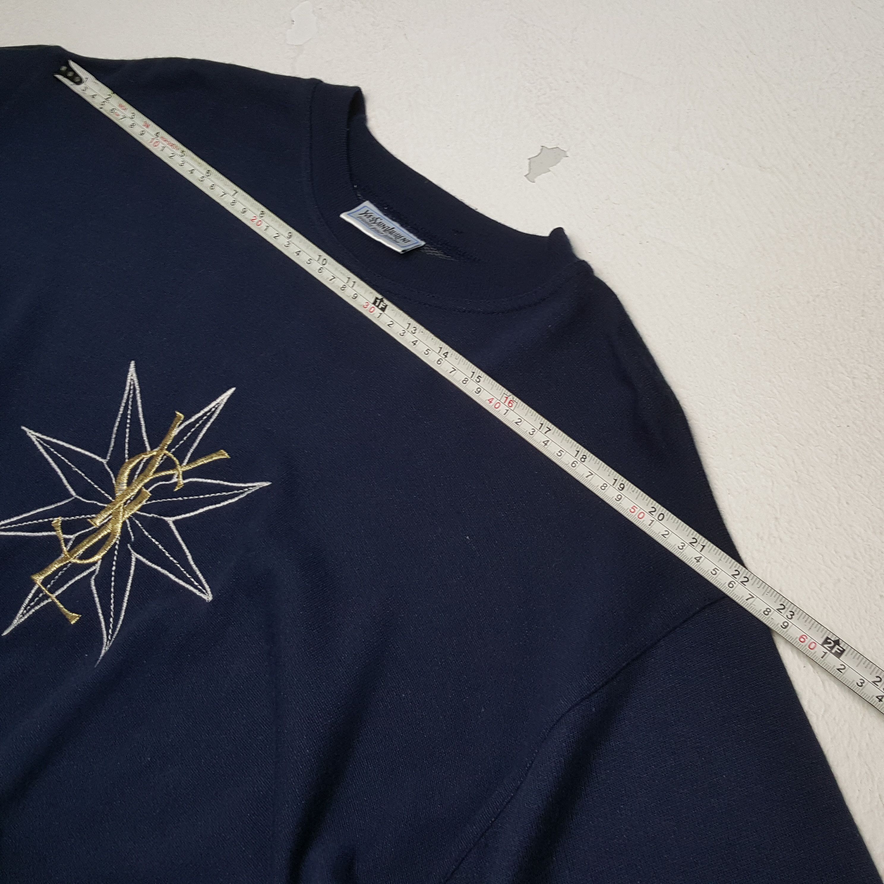 Vintage × Yves Saint Laurent Vintage YVES SAINT LAURENT Italian Fashion Brand Sweatshirt Size US L / EU 52-54 / 3 - 4 Thumbnail