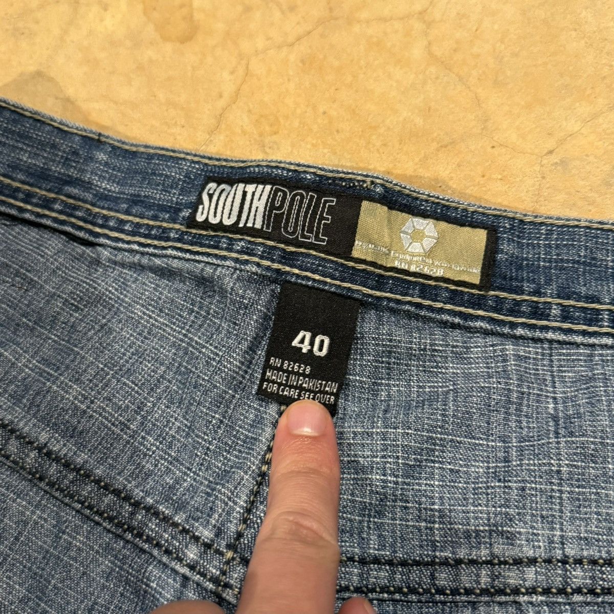 Southpole Vintage 2000s Southpole Baggy Faded Jorts Y2K Skater Grunge Size US 40 / EU 56 - 9 Thumbnail