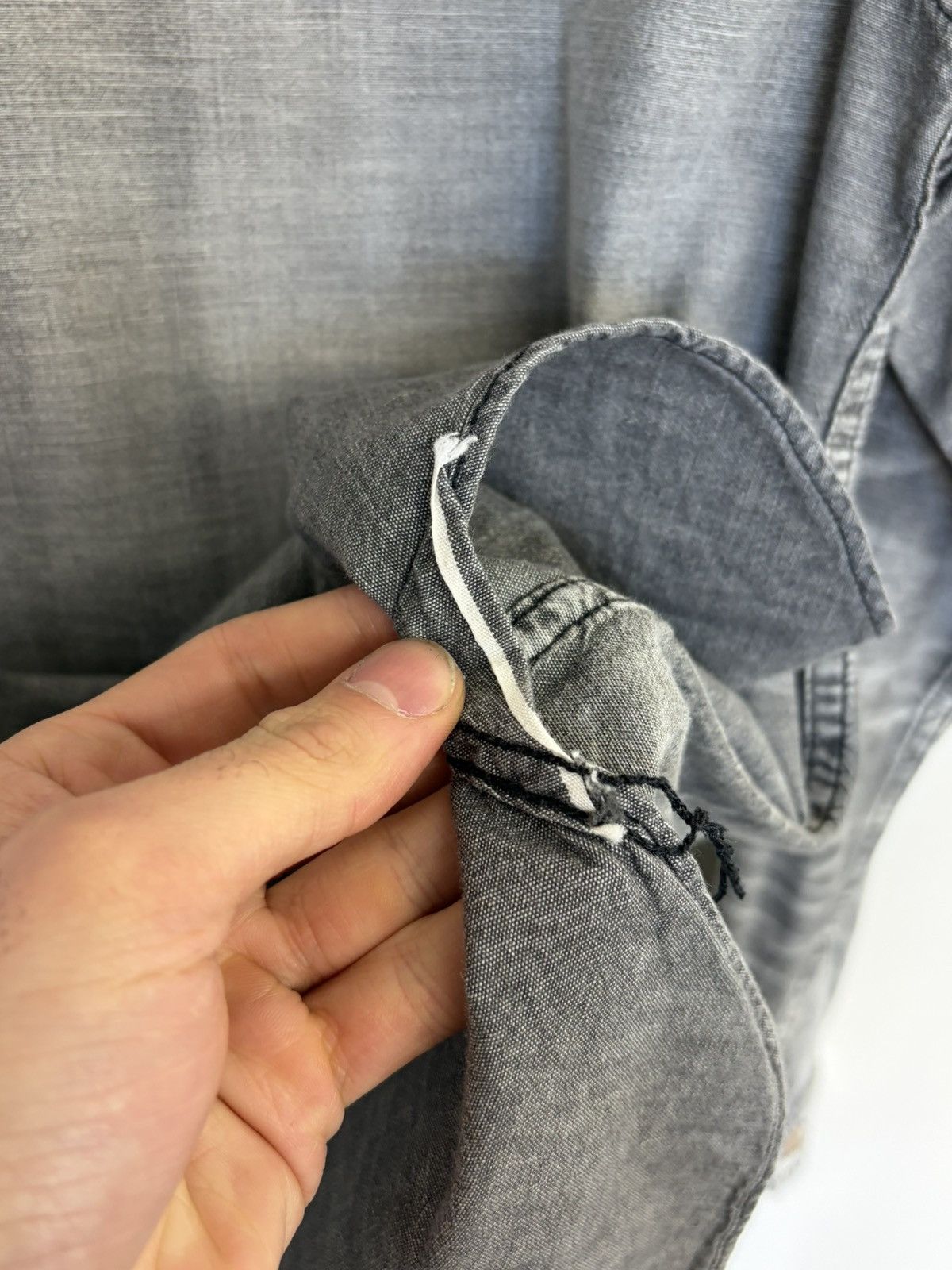 TALKING ABOUT THE ABSTRACTION Talking About the Abstraction Selvedge Denim Shirt Size US M / EU 48-50 / 2 - 5 Thumbnail