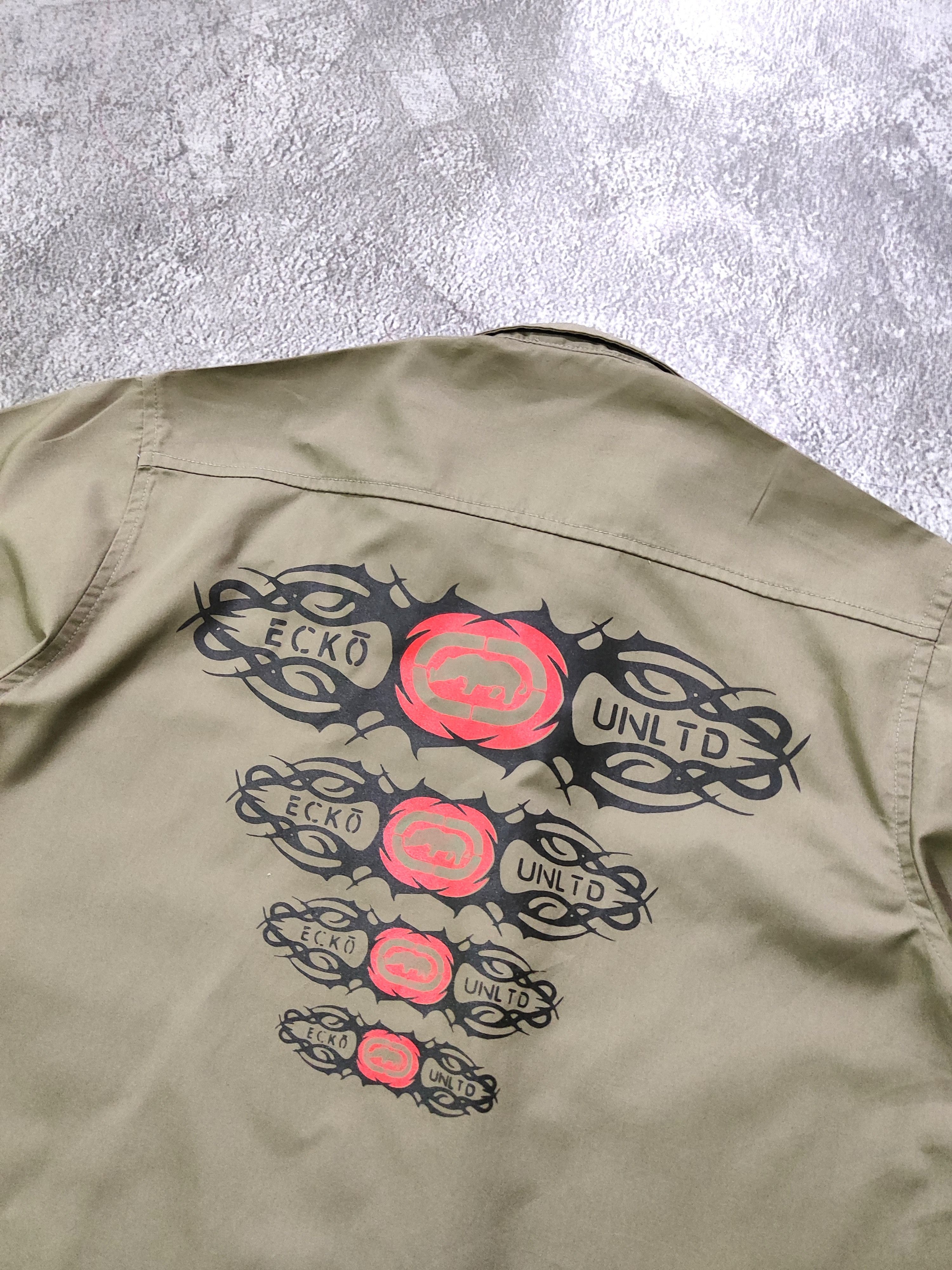Ecko Unltd. Vintage Y2K Ecko Unltd. Tribal Button Shirt Size US M / EU 48-50 / 2 - 9 Thumbnail