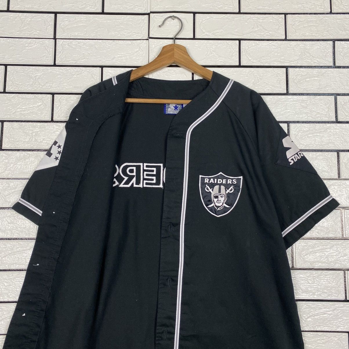 Starter 📌Sportwear Button Shirt Bowling Starter Raiders Big Logo Size US L / EU 52-54 / 3 - 15 Thumbnail