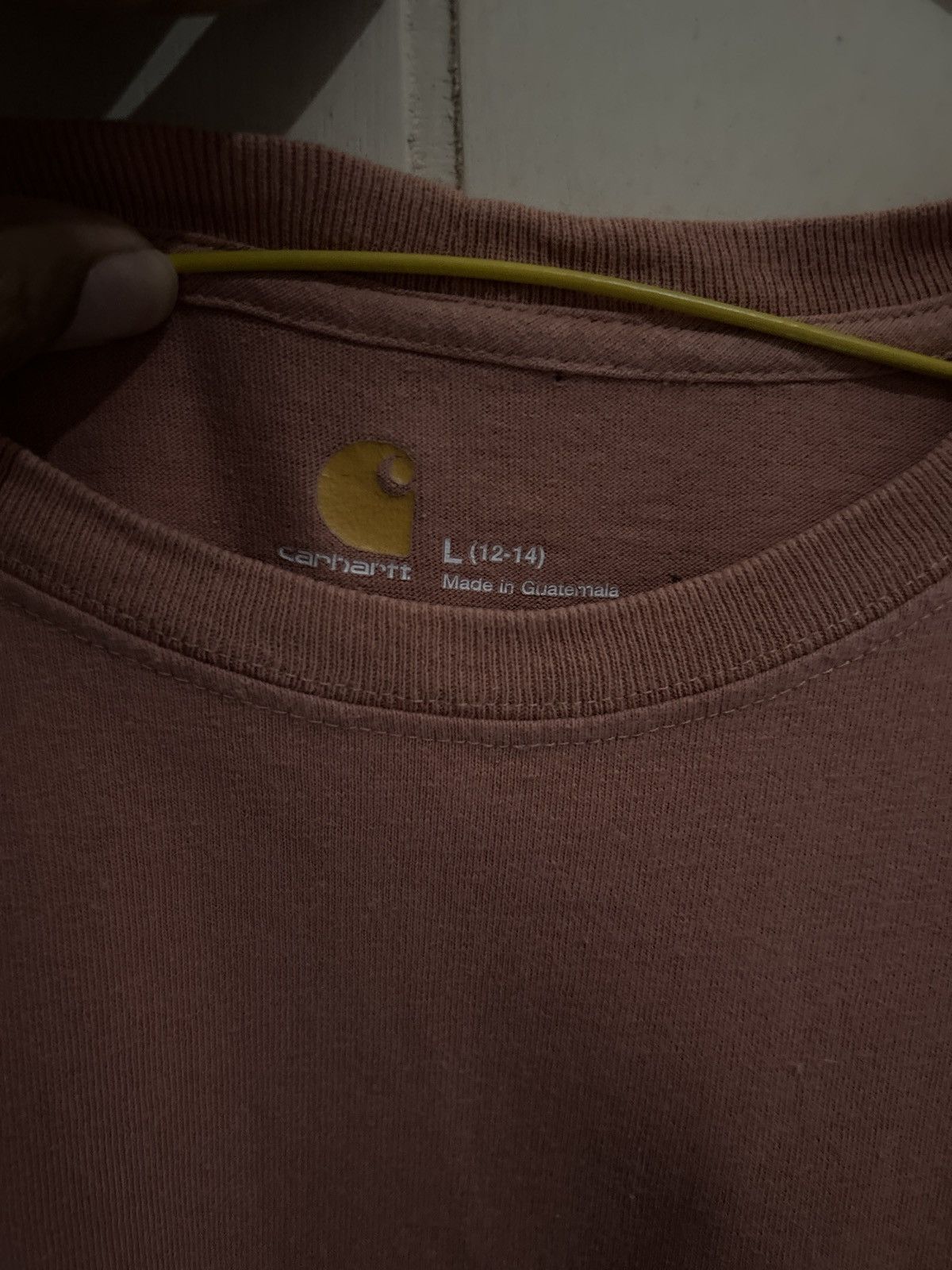 Carhartt Vintage tshirt carhartt pink XL original fit Size US L / EU 52-54 / 3 - 5 Thumbnail
