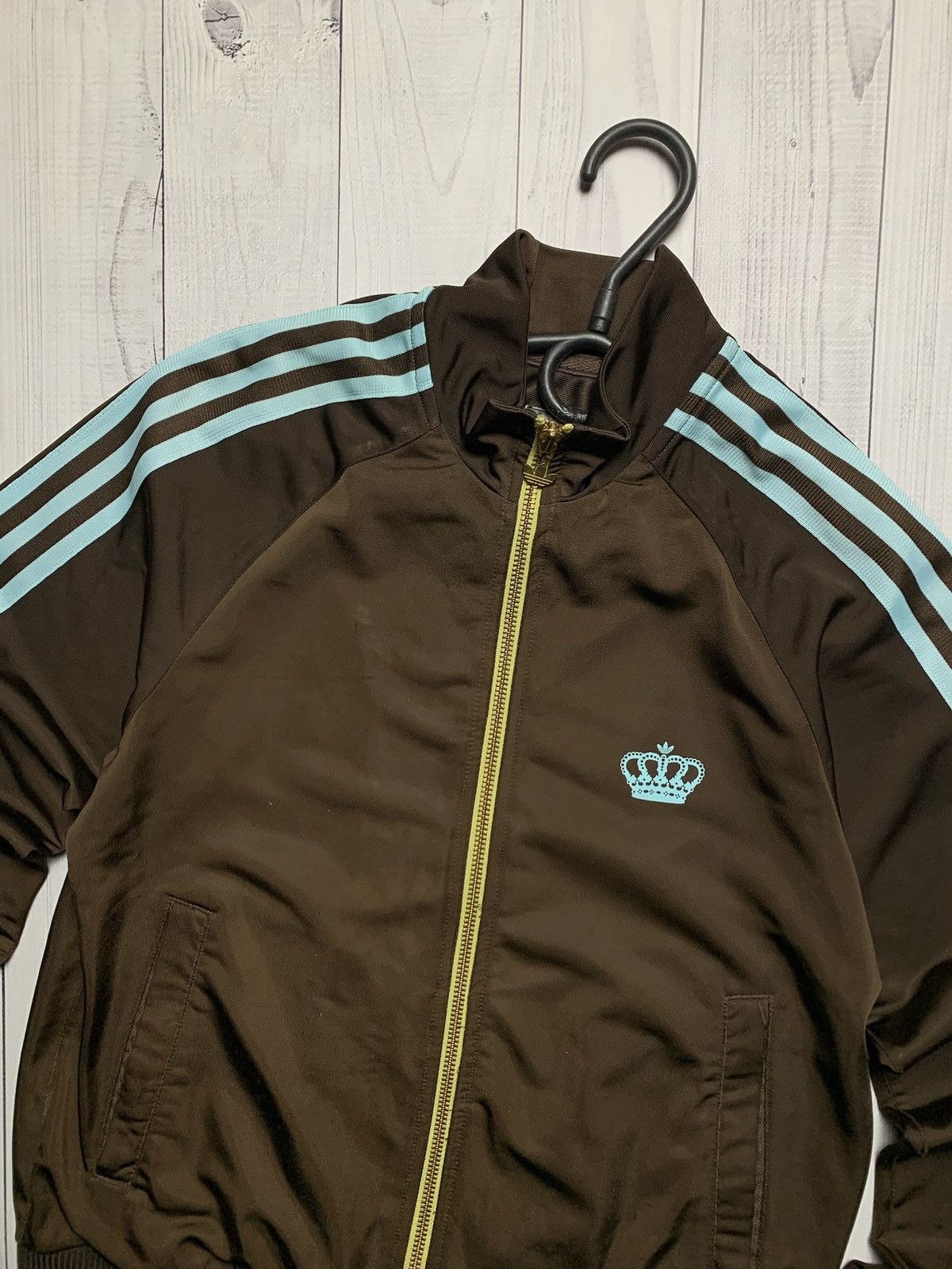 Adidas × Vintage Vintage adidas Respect brown jacket size women M Y2K Crown Size M / US 6-8 / IT 42-44 - 3 Thumbnail