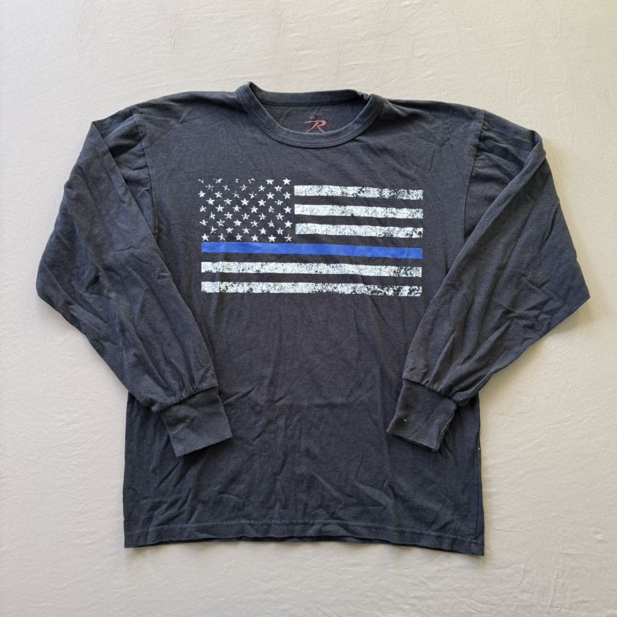 Rothco Rothco Long Sleeve Thin Blue Line T-Shirt Size US L / EU 52-54 / 3 - 1 Thumbnail