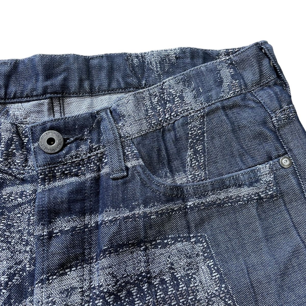 Issey Miyake × Vintage Vintage Issey Miyake Men Sashiko Denim Pants Size US 33 - 4 Thumbnail