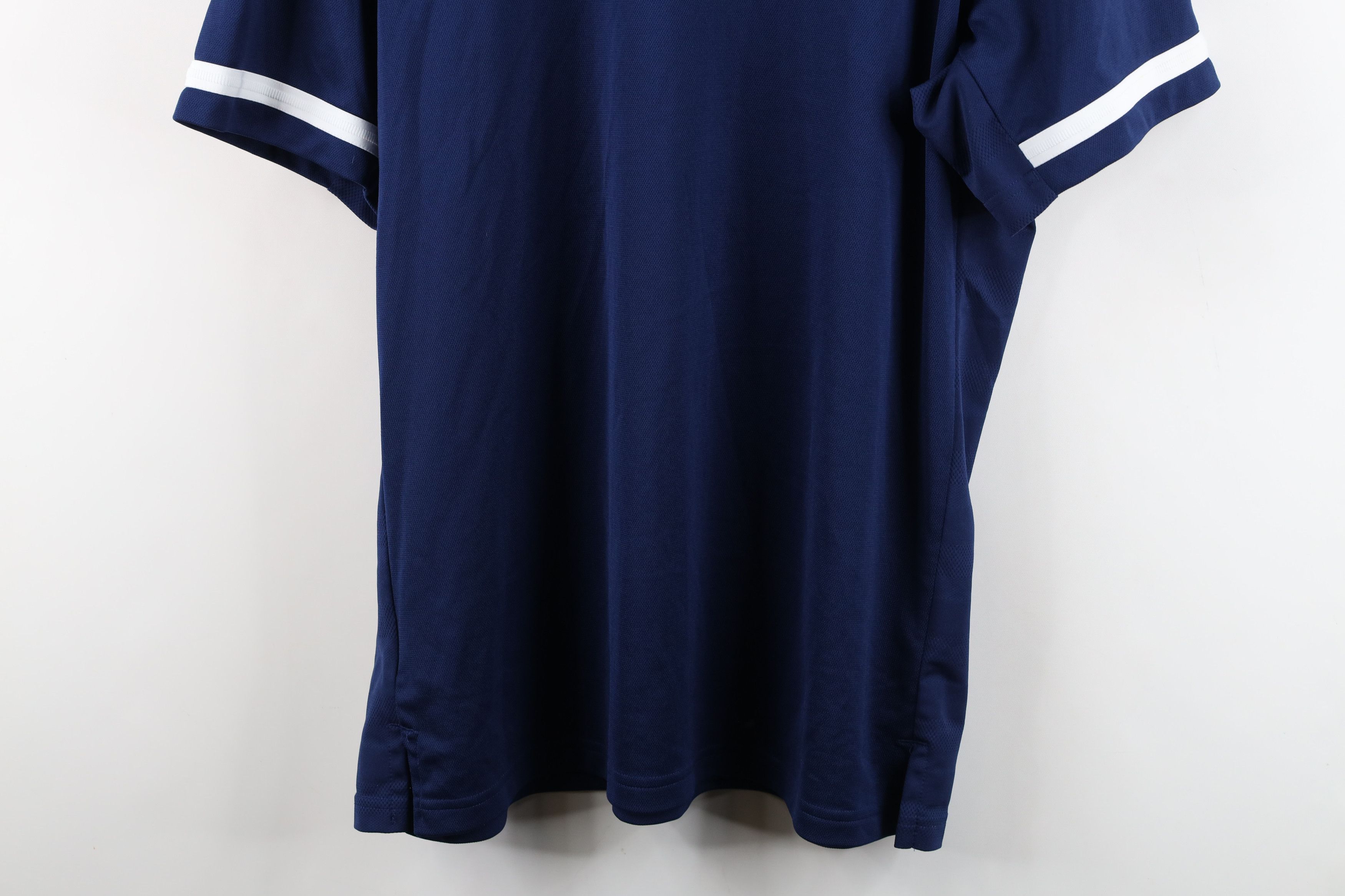 Adidas Adidas University of Akron Baseball Collared Polo Shirt Blue Size US XL / EU 56 / 4 - 15 Thumbnail