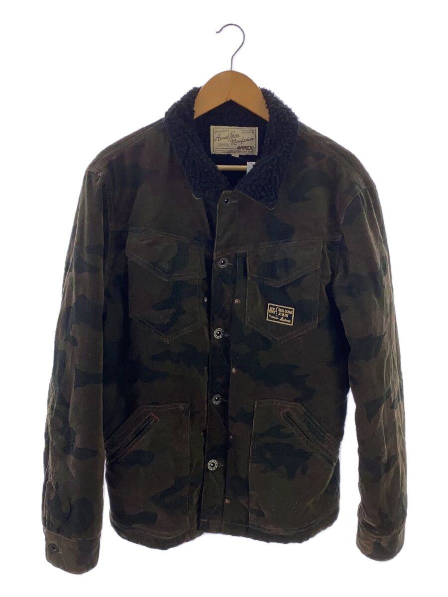 Avirex Avirex Camo Pattern Monogram Cotton Boa Jacket Khaki Size US XL / EU 56 / 4 - 1 Thumbnail