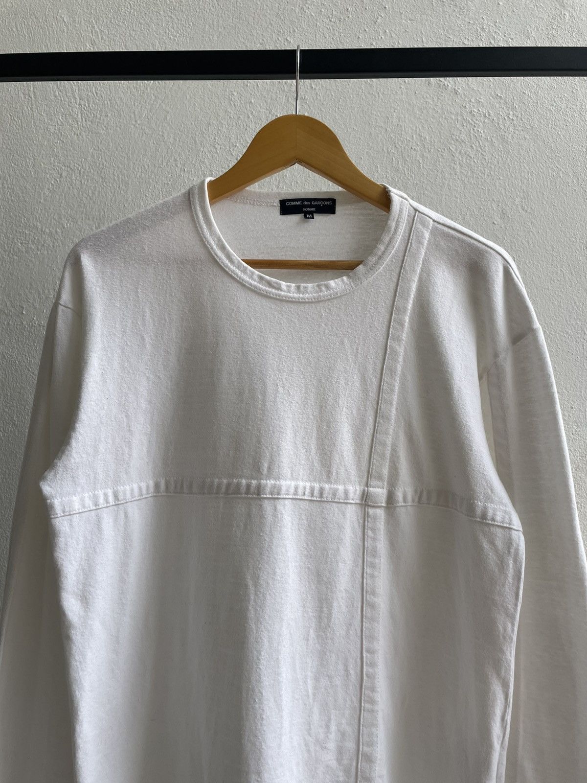 Comme des Garcons Homme Vintage Comme des Garçons Panelled Design Longsleeve Shirts Size US M / EU 48-50 / 2 - 3 Thumbnail