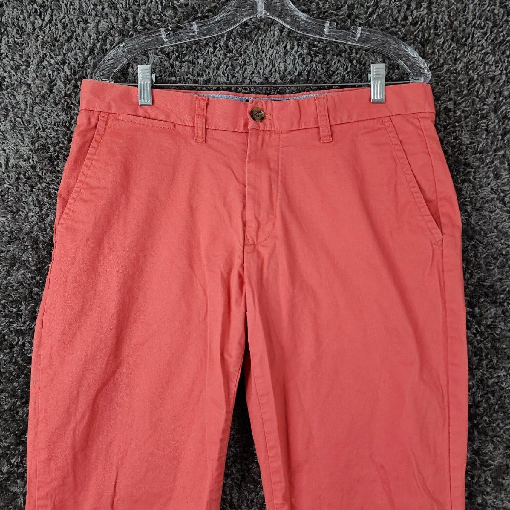 Tommy Hilfiger Tommy Hilfiger Pants - Men - Pink Chino - Straight Leg - Custom Fit - Size 34x30 Size US 34 / EU 50 - 2 Thumbnail