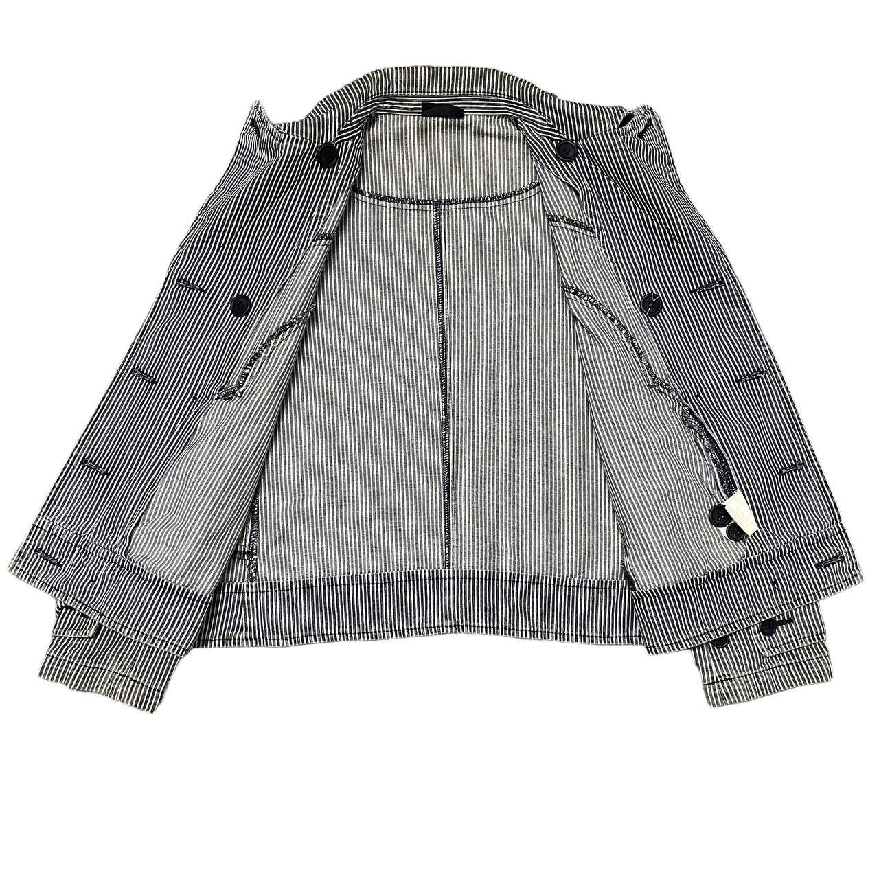 Japanese Brand Vintage A/T Atsuro Tayama Hickory Coat Jacket Unisex Size US S / EU 44-46 / 1 - 8 Thumbnail